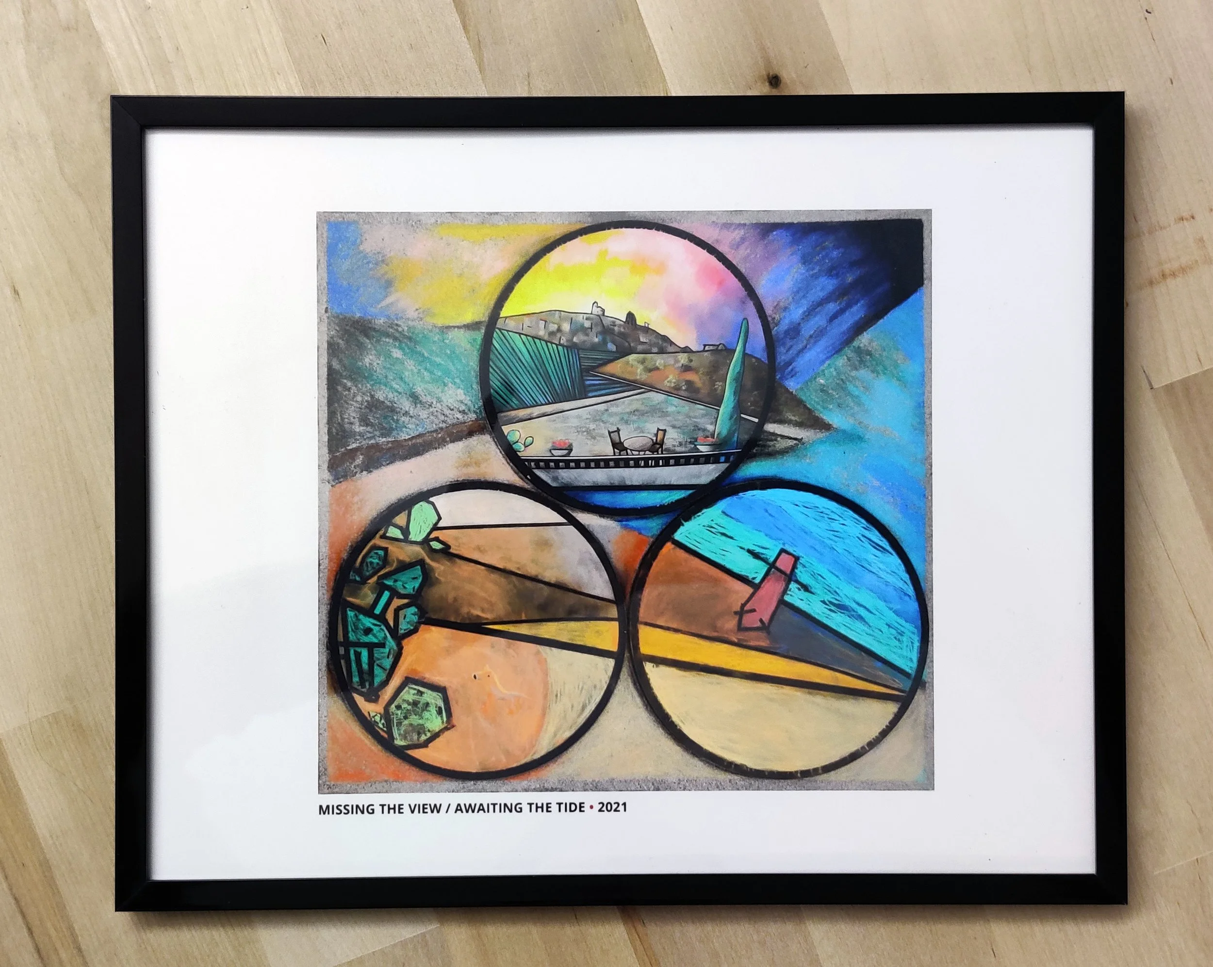 Missing the View_framed print.jpg