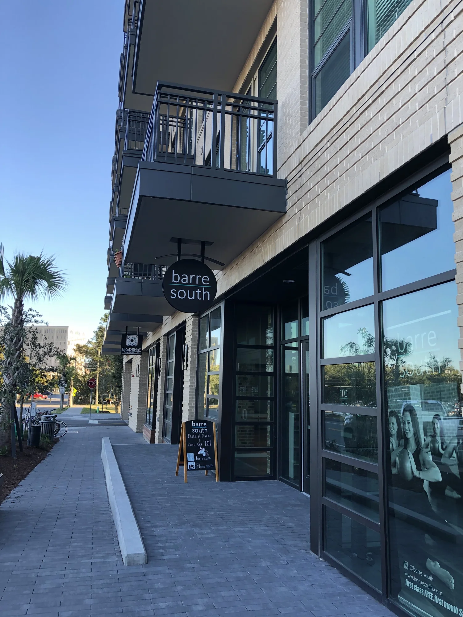 Barre South Downtown Charleston studio