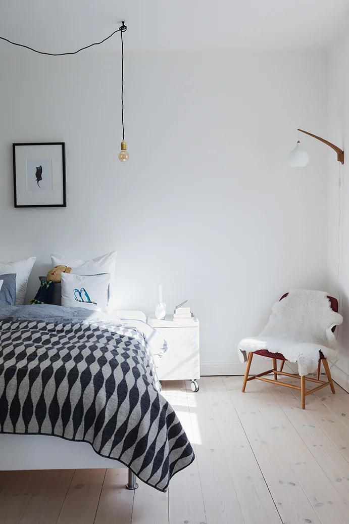 plaza interiör, hos Kattis, Andreas och Hedda, stylist Britta Henley