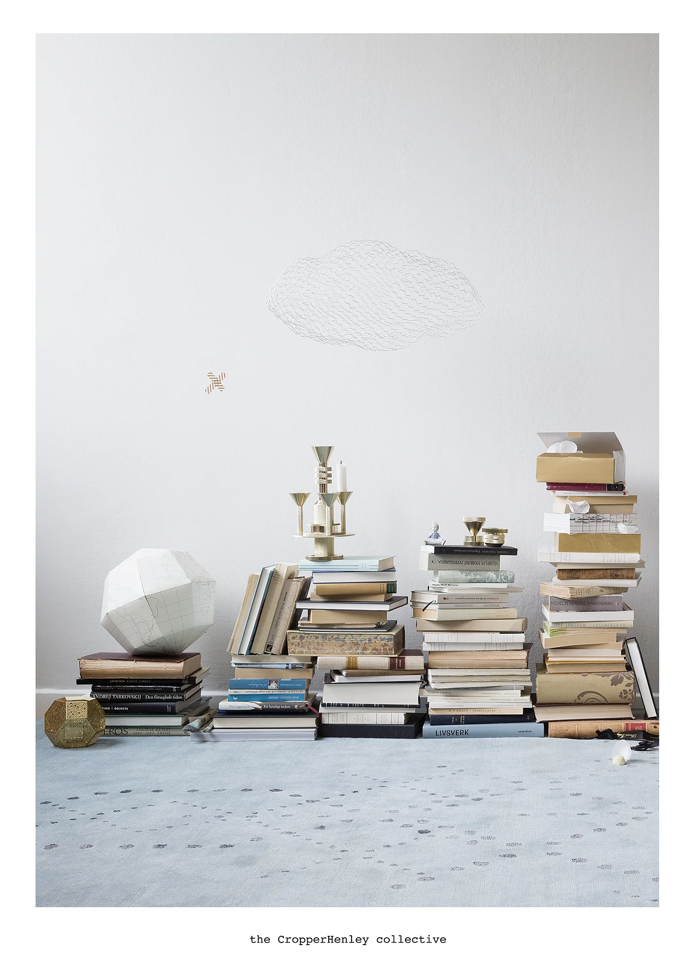 books, 50x70 cm for price email malin@cropper.se
