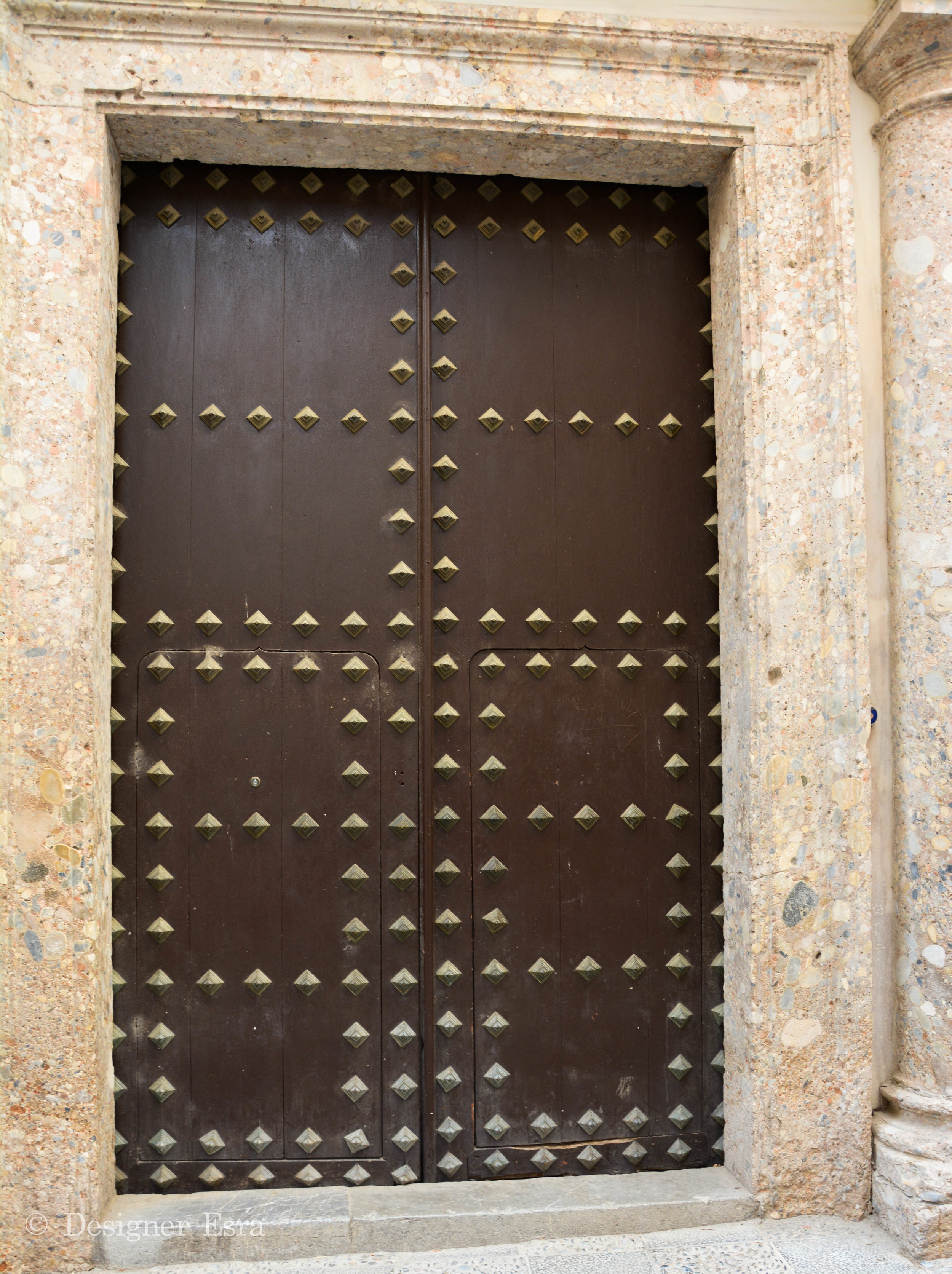 Wooden Door in Granada 