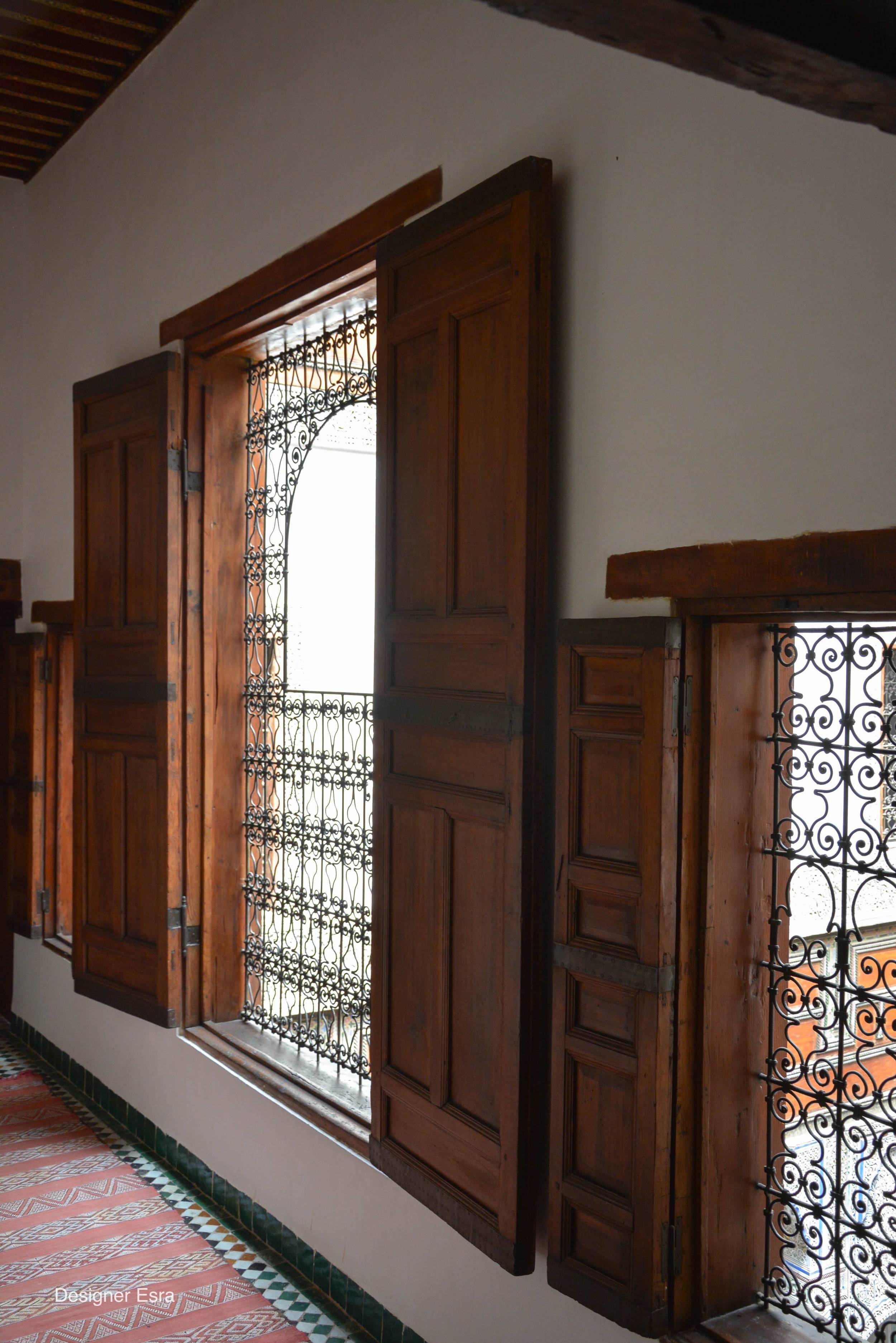 windows looking the courtyard