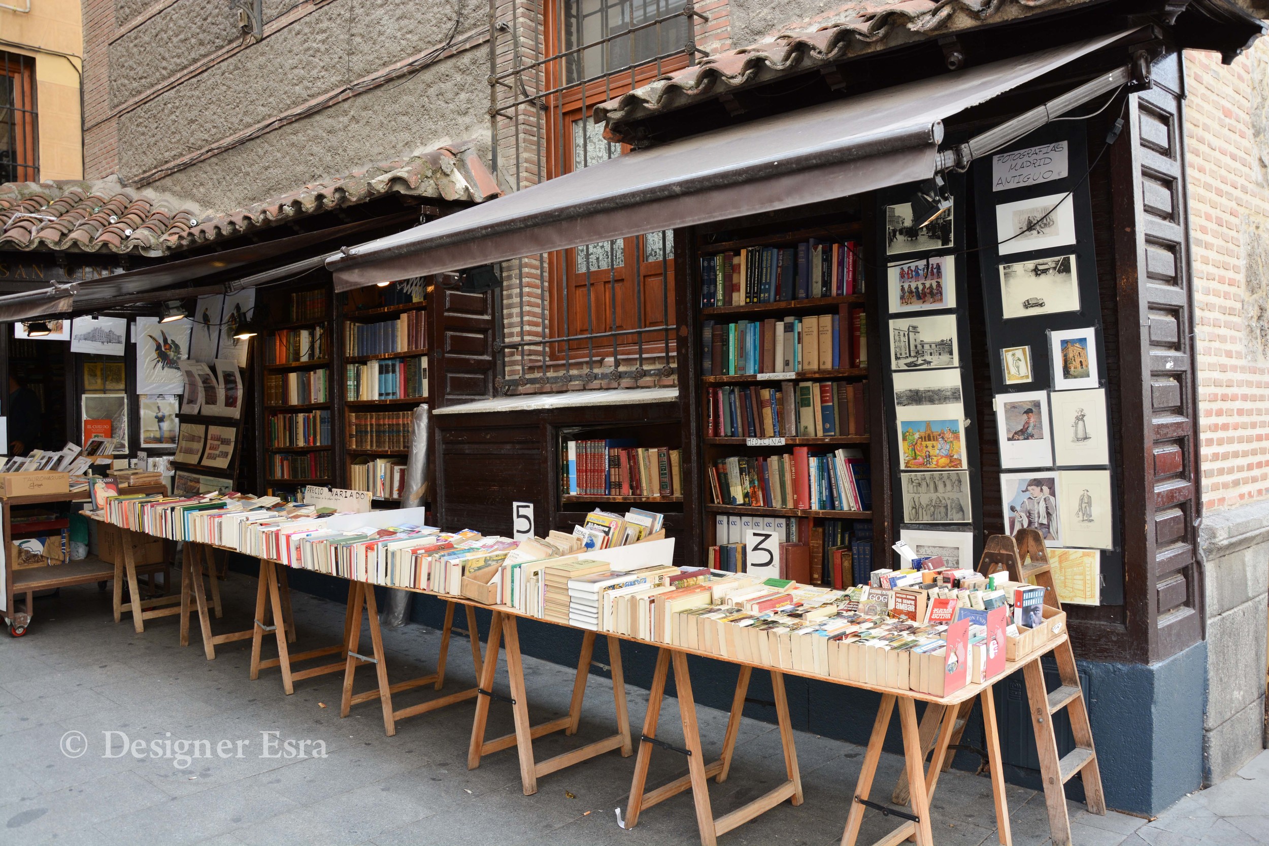 Book Stand in Madrid