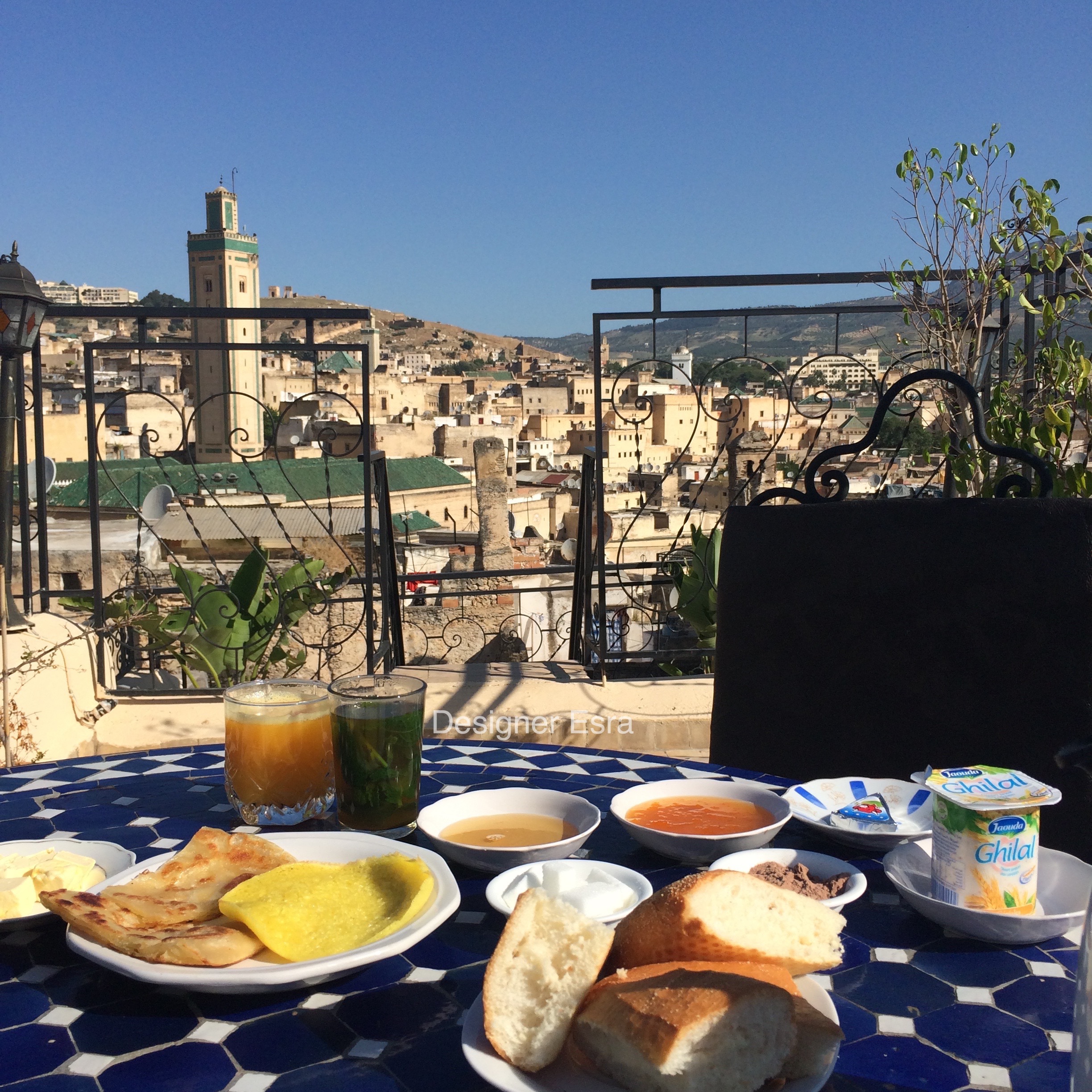 Moroccan Breakfast on the Terrace 