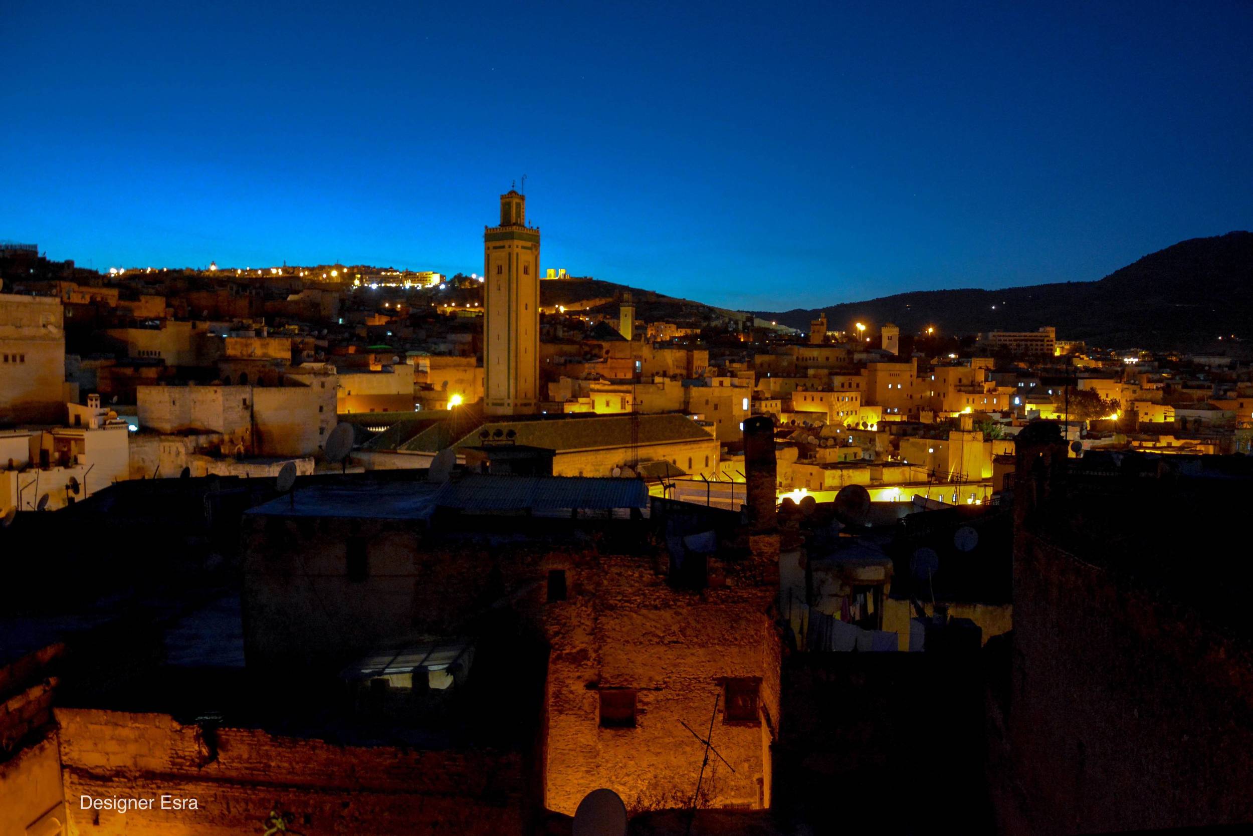 View of Fez from the terrace 