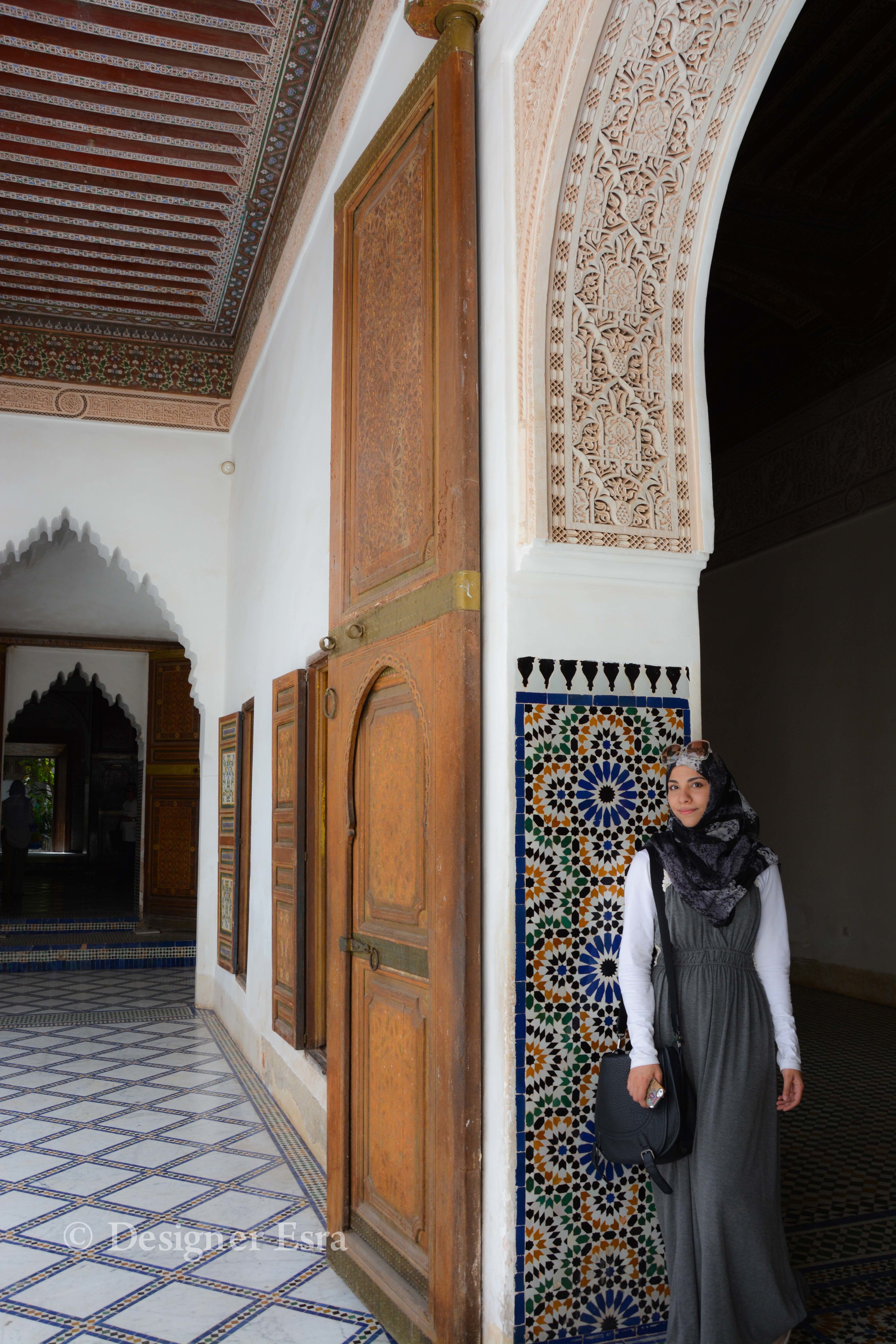 Designer Esra in Bahia Palace