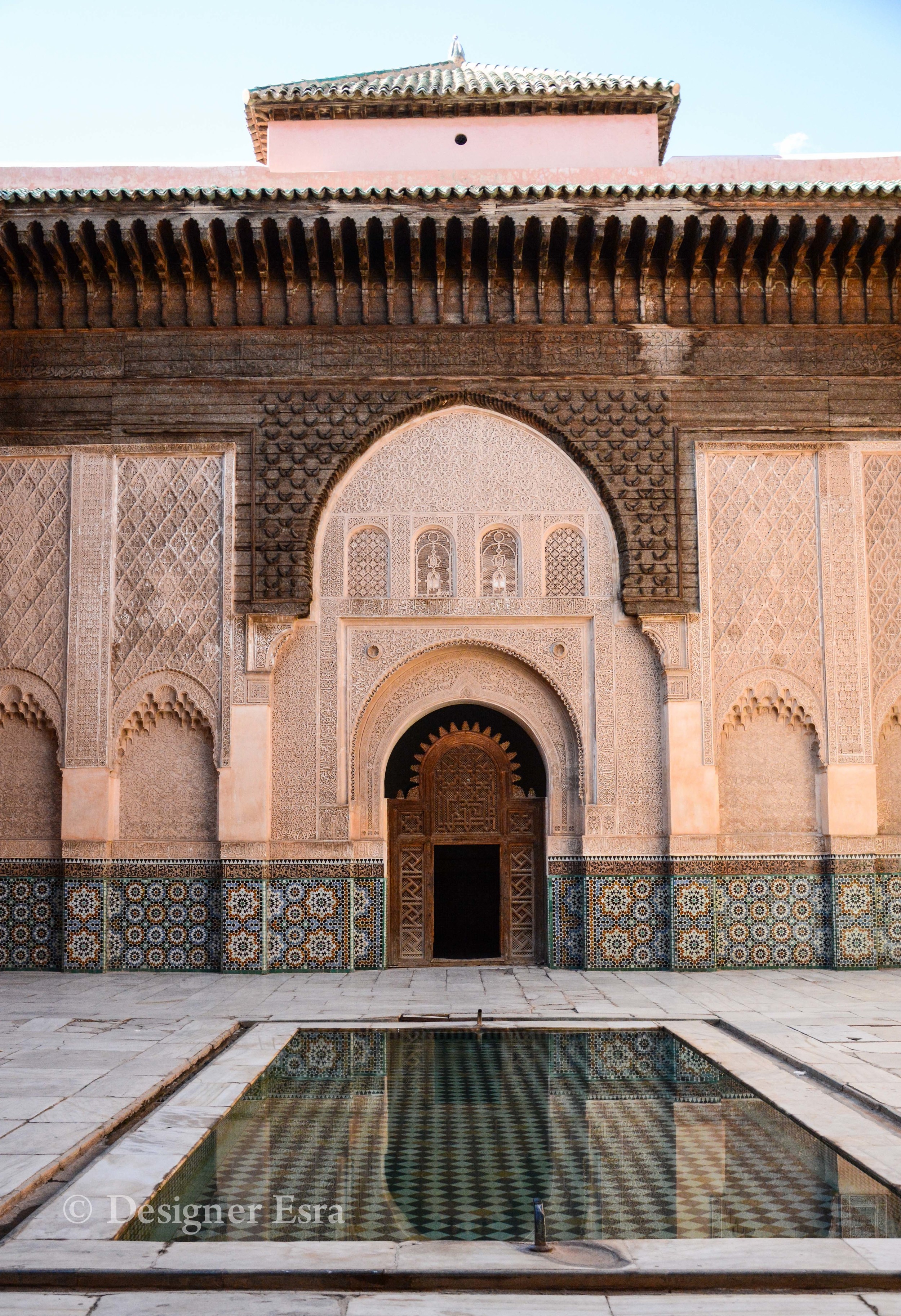 Beautiful Courtyard in Ben Youssef Madrasa