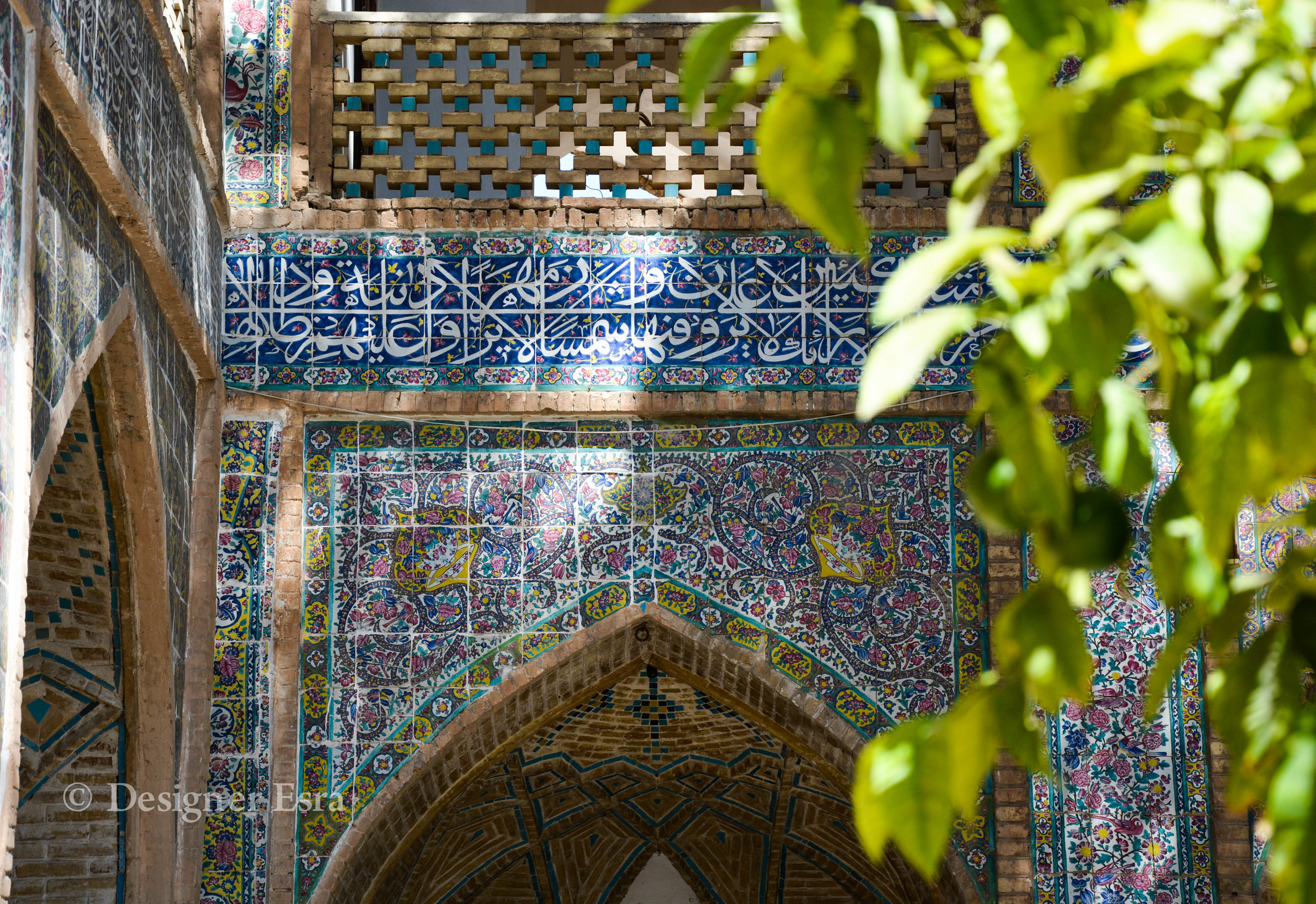 Patterns of Madrasa Khan in Shiraz 