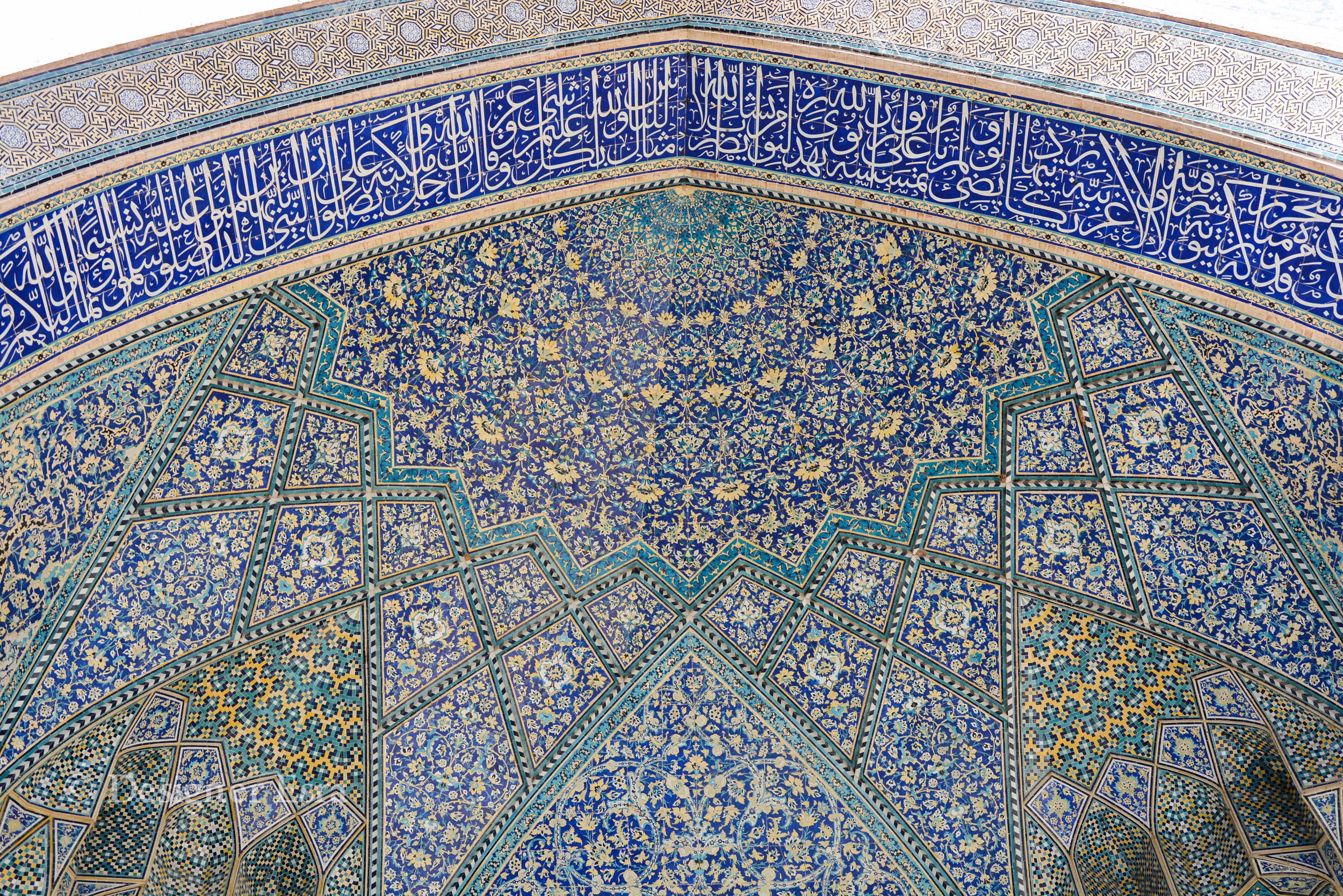 Geometric and Biomorphic patterns in Madrasa in Esfahan