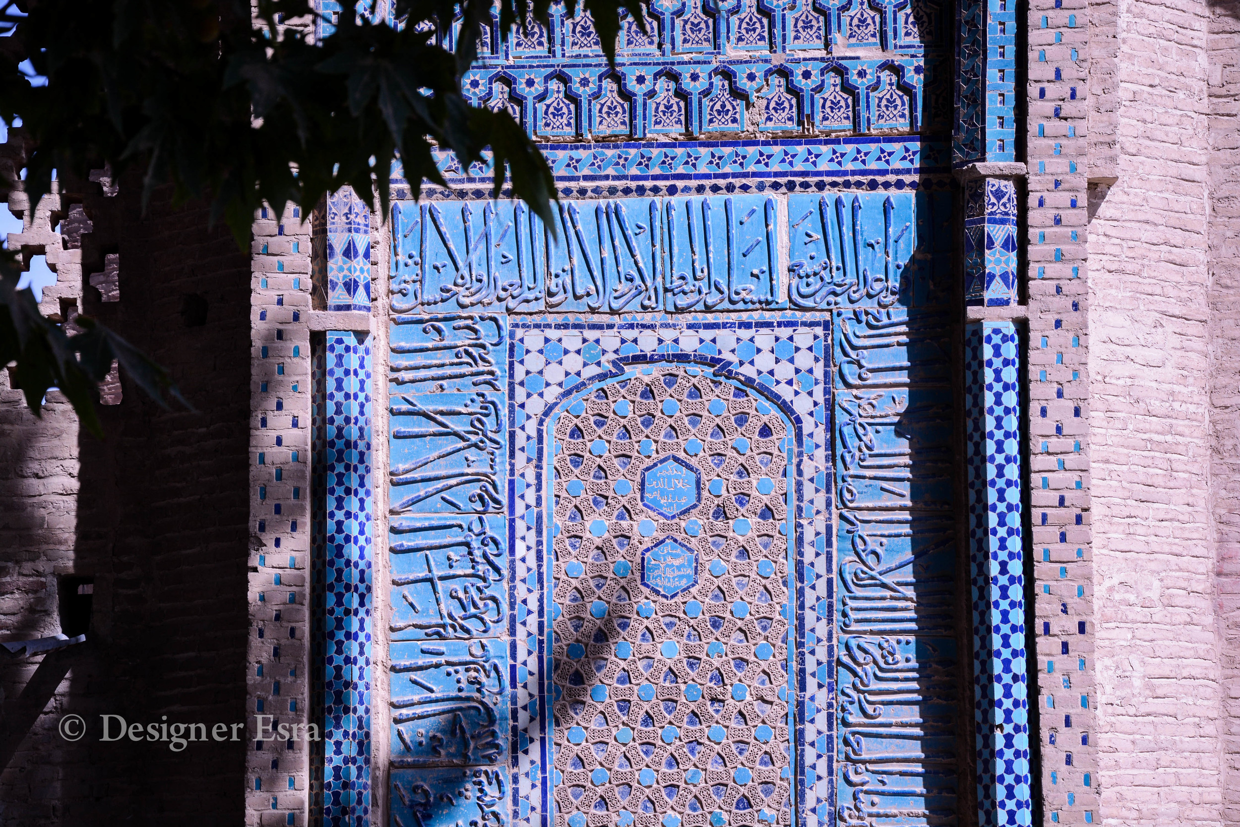 Tiles & Stucco work from 1299 in Iran 