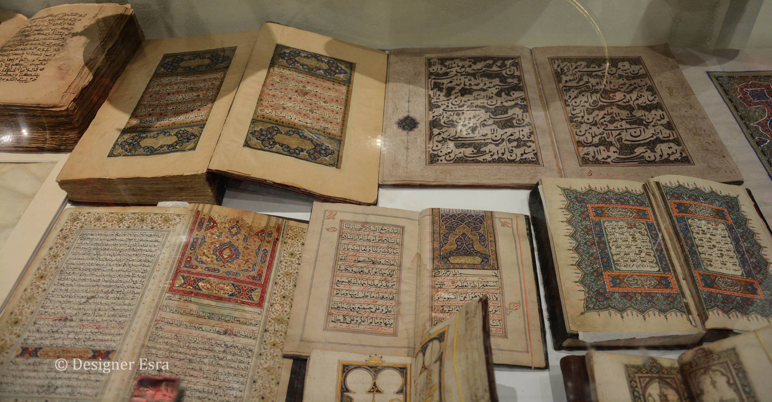 Collectiable Qurans at Etihad Antique Gallery