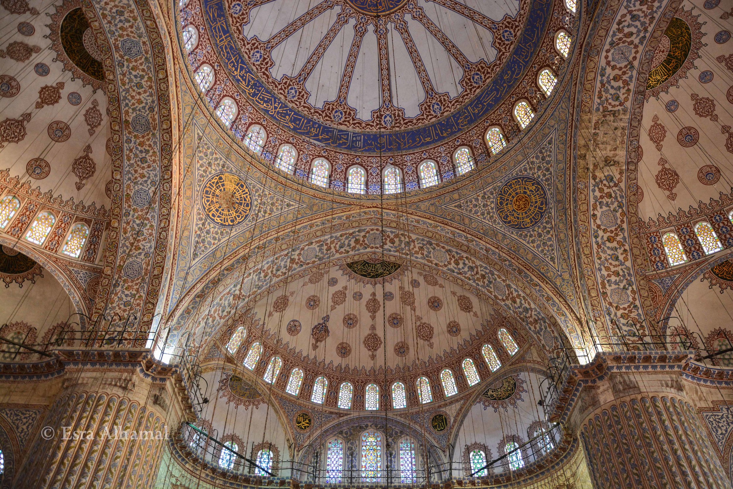 Blue Tiles in the Blue Mosque