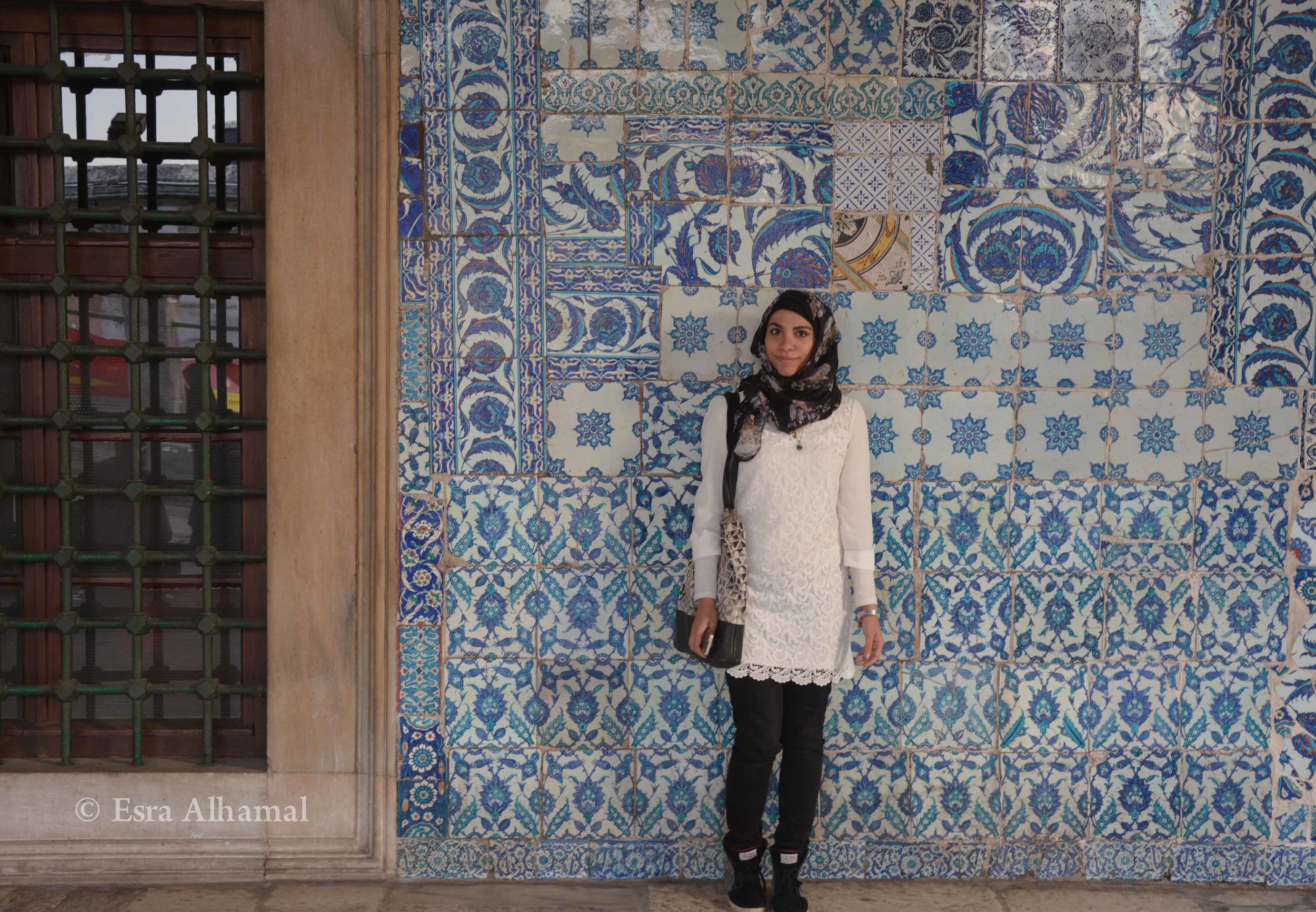 Blue Iznik Tiles from the Rustum Pasa Mosque