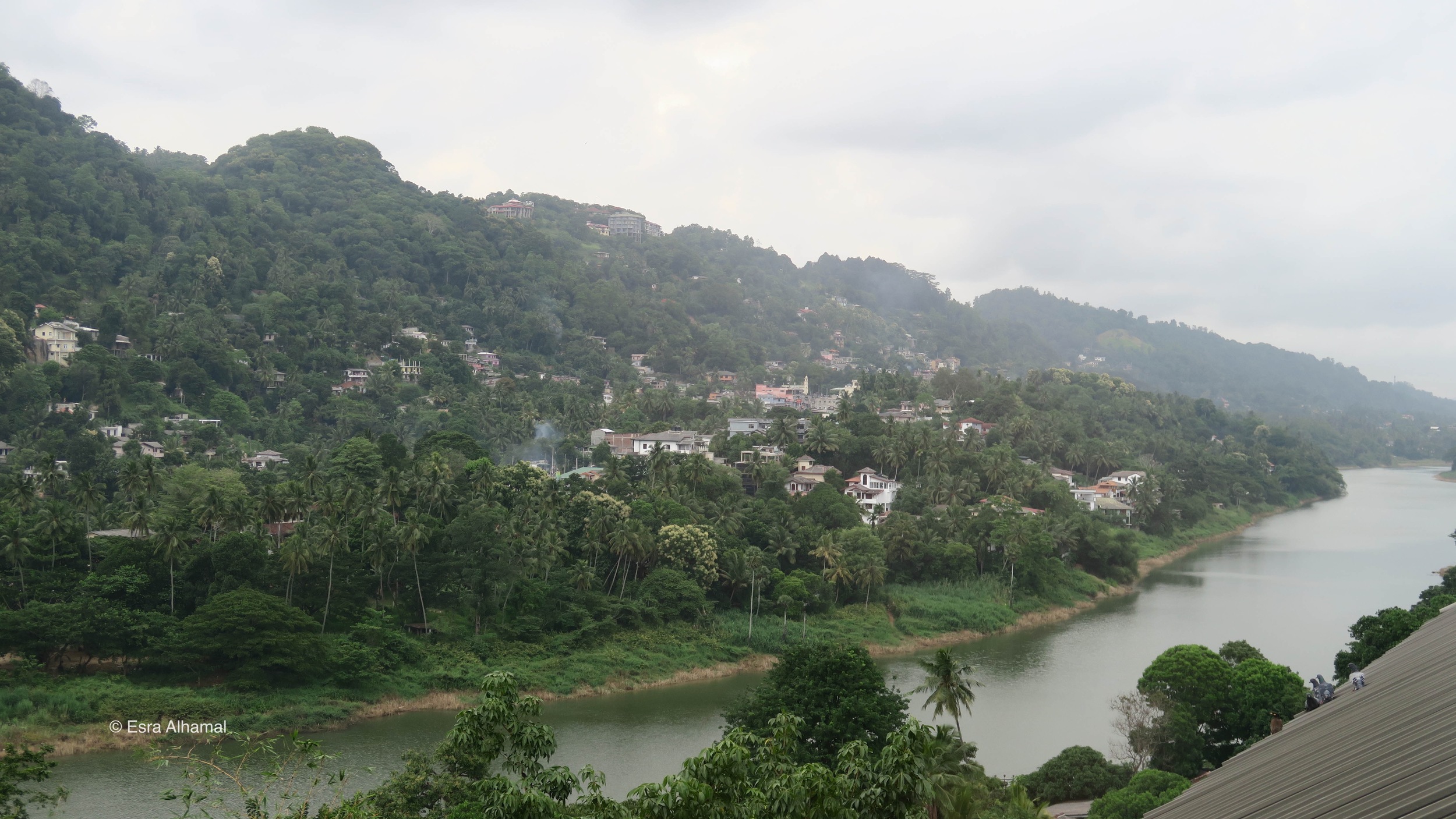 Kandy River from Earl's Regency