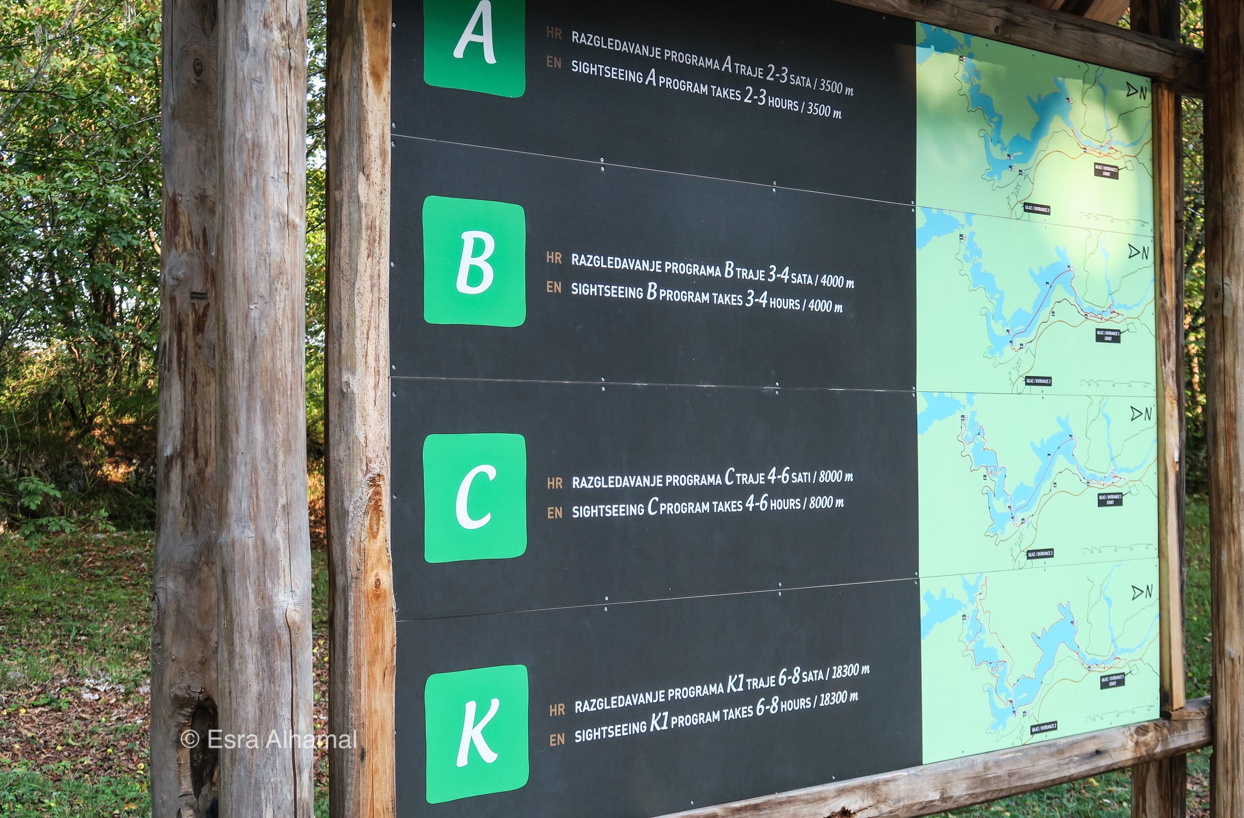 Trek Option in Plitvice Lakes National Park