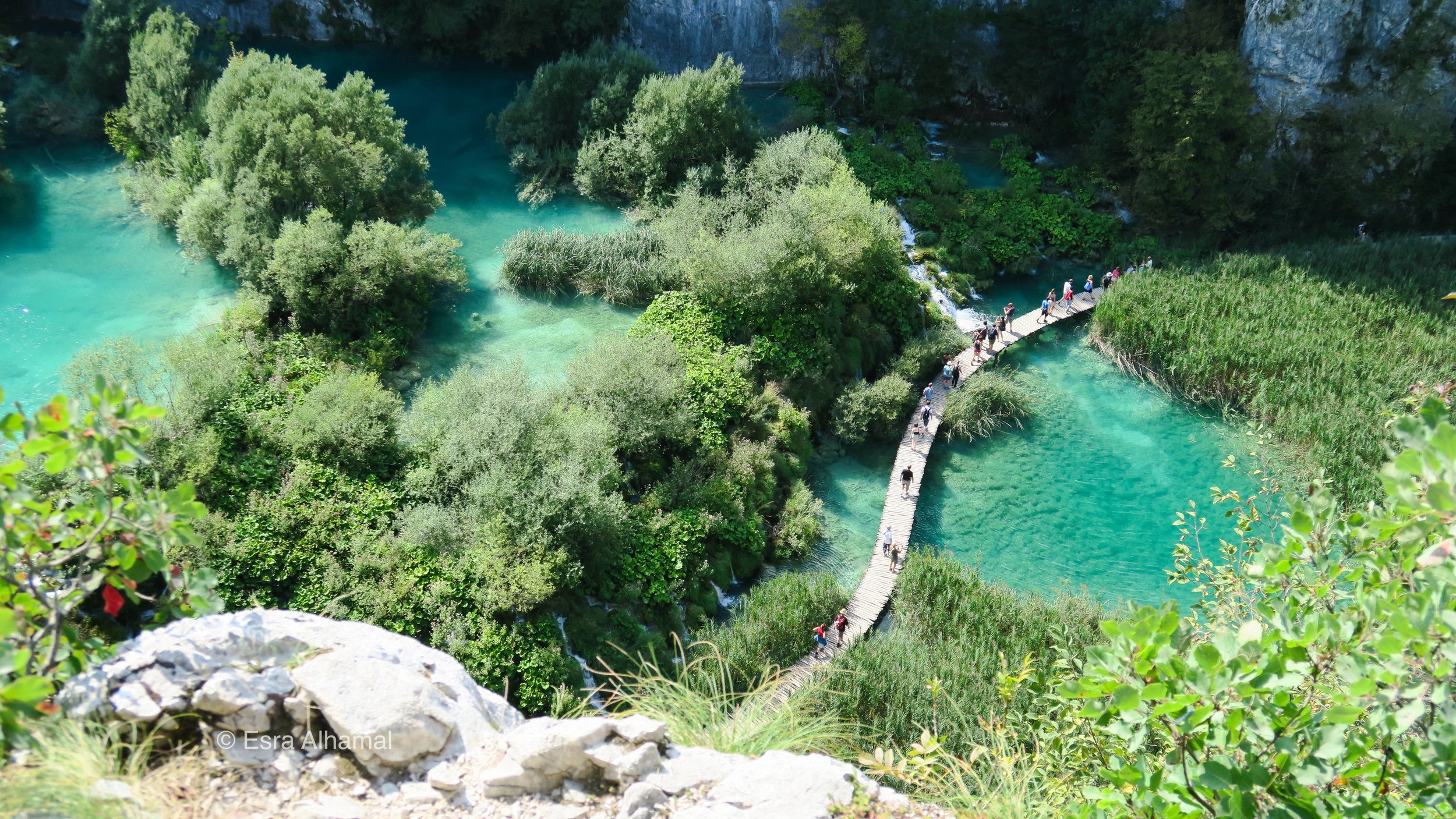Plitvice Lakes National Park from the top