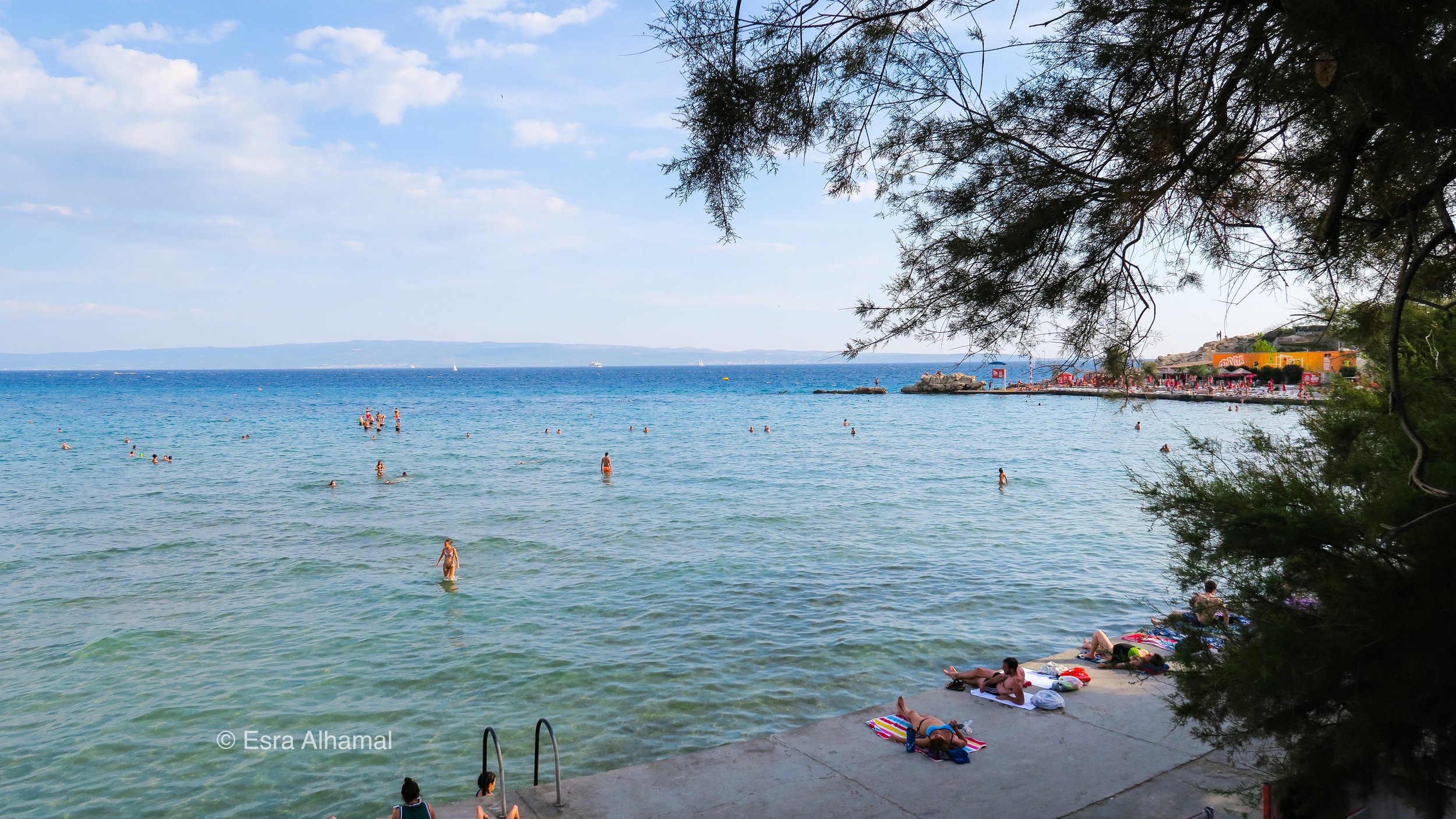 The beach in Split