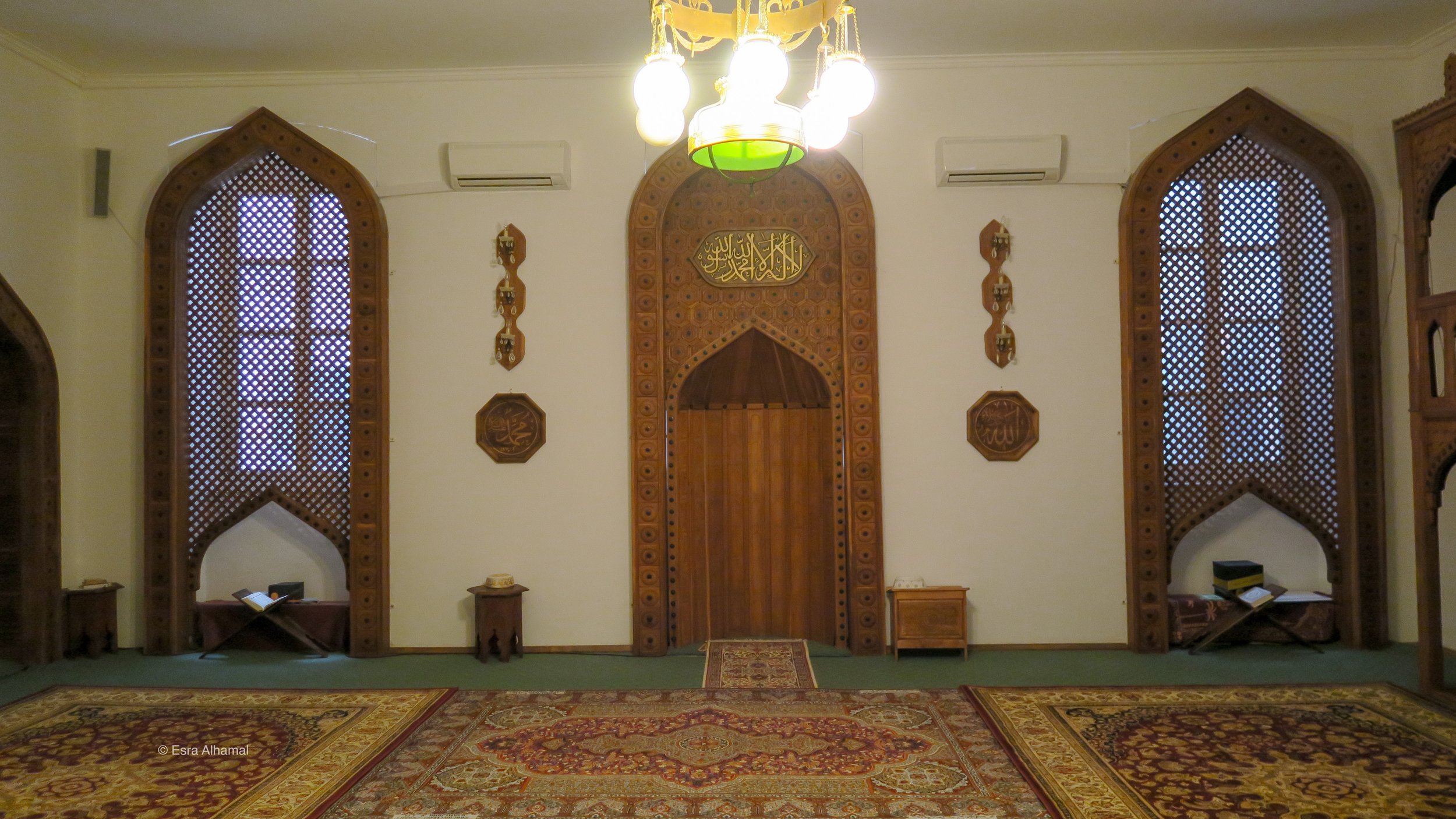The inside of the mosque in Dubrovnik 