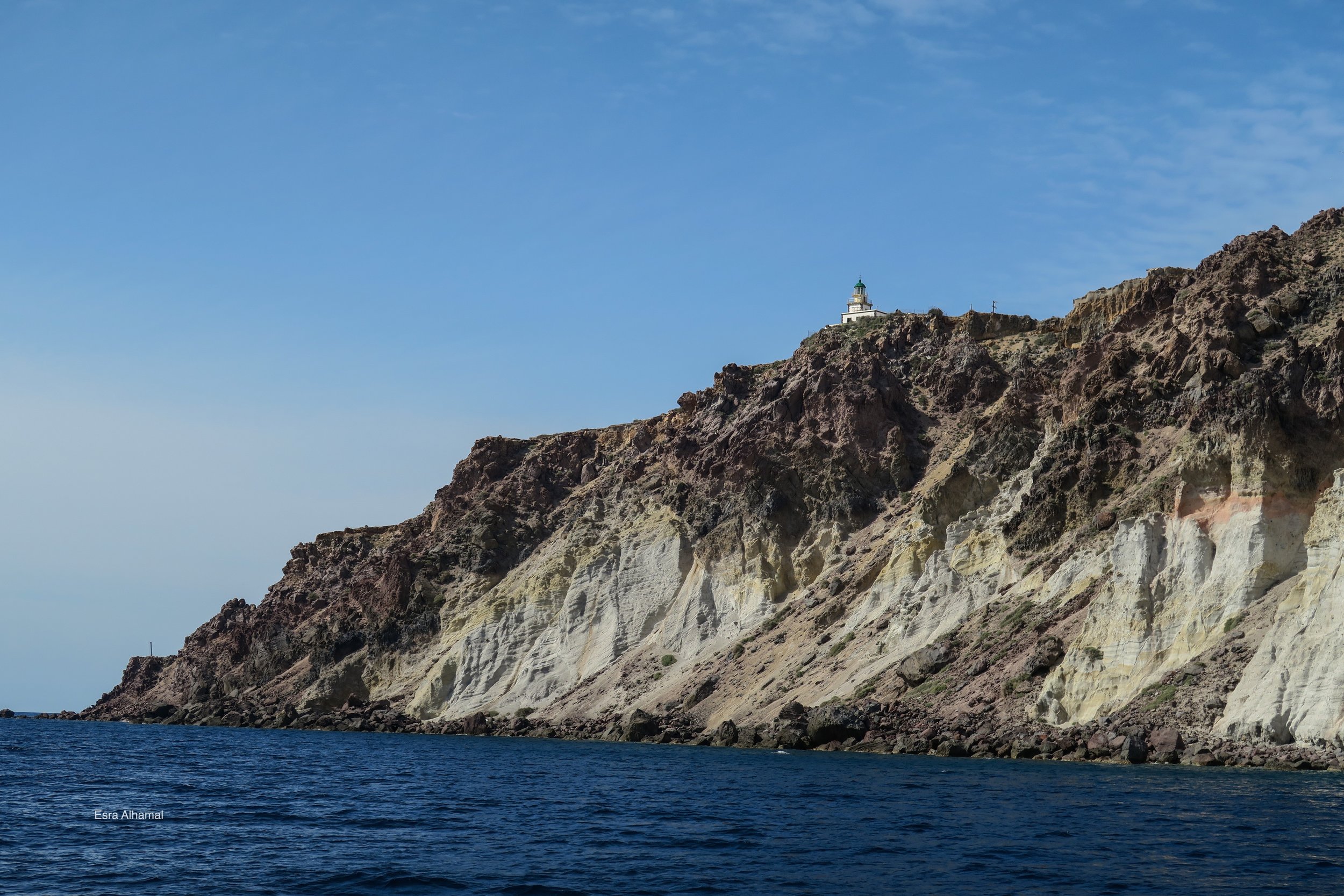 Lighthouse in Santorini 