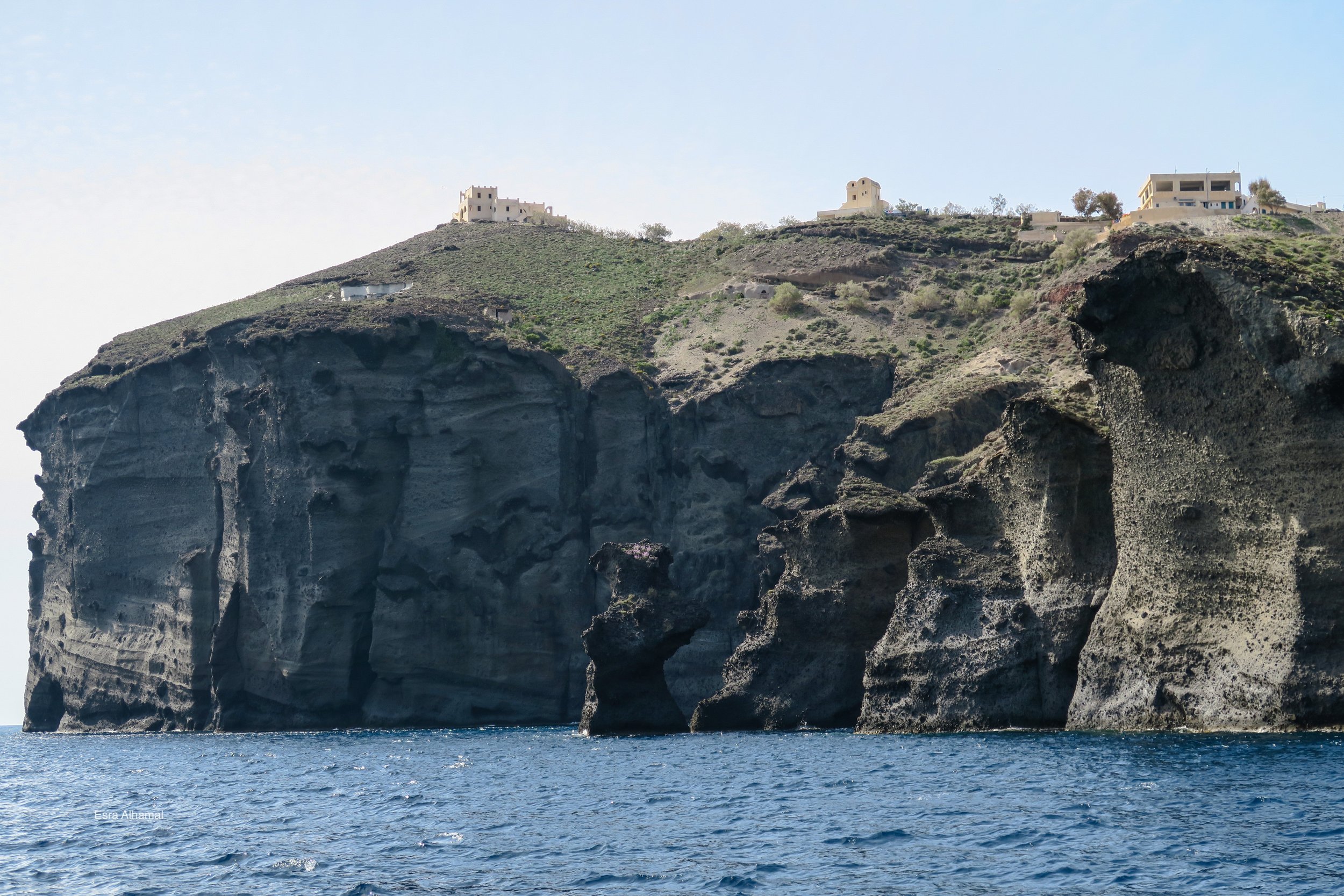 Black Beach in Santorini 