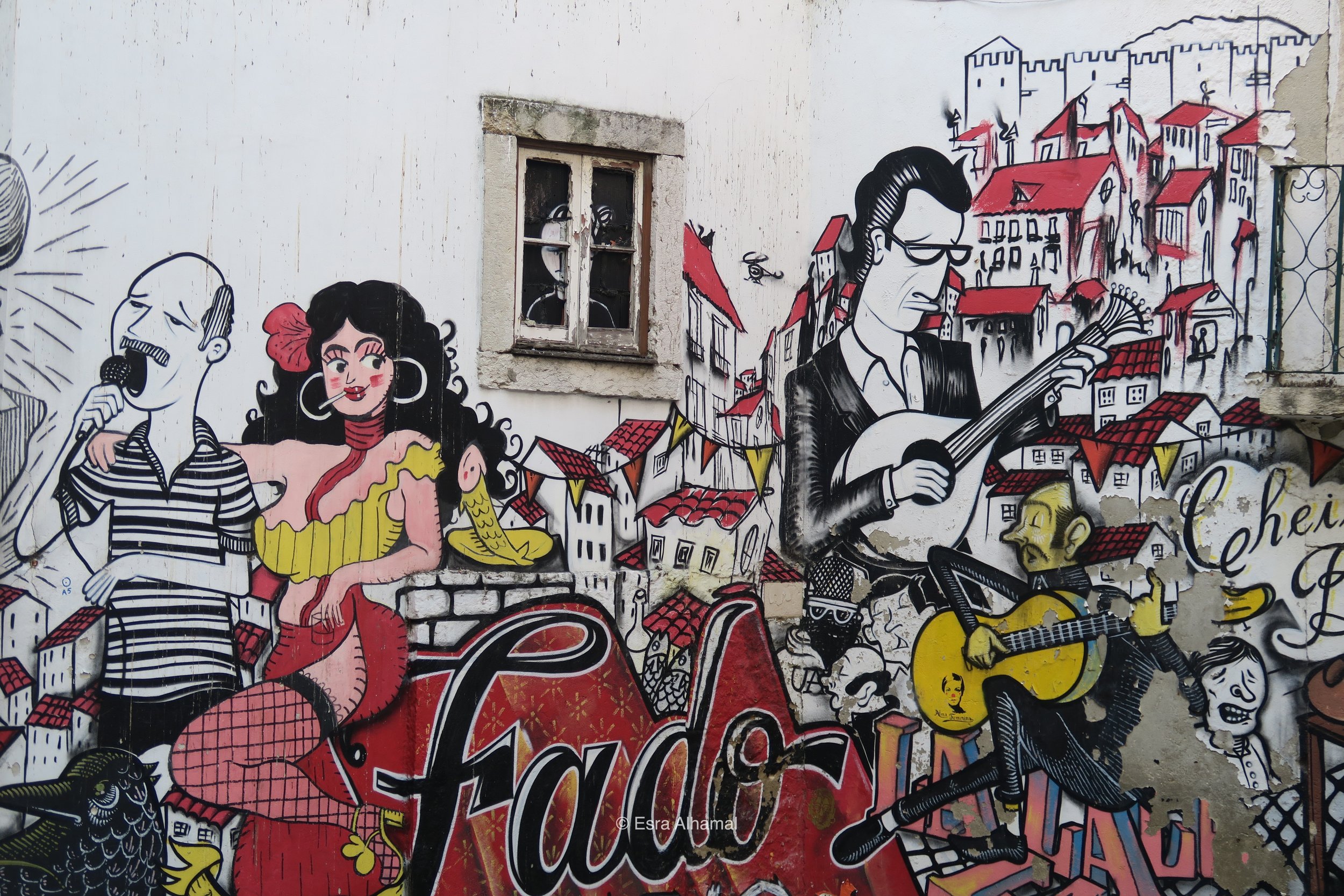 Fado Street Art in Lisbon 
