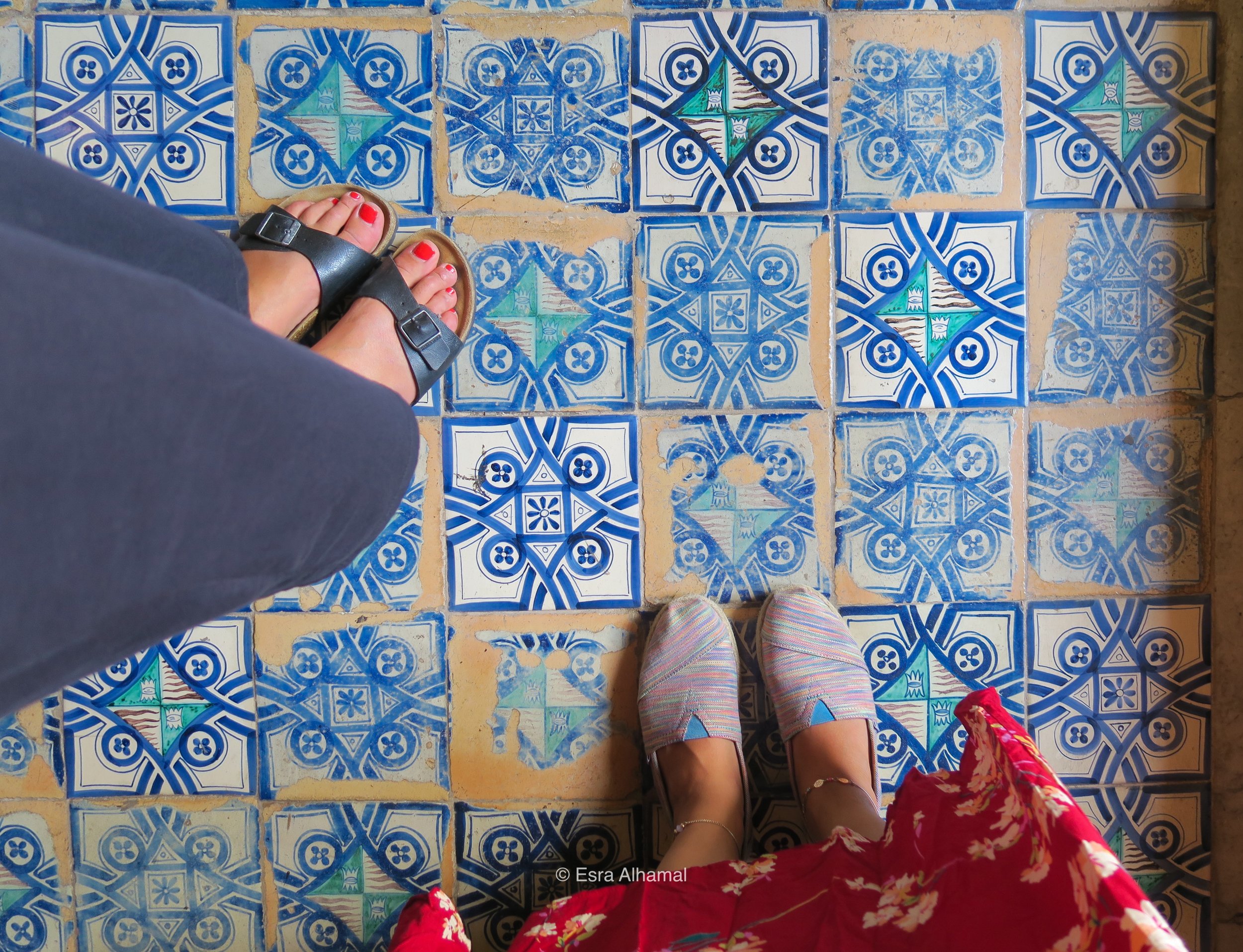 Tiles in Vatican City