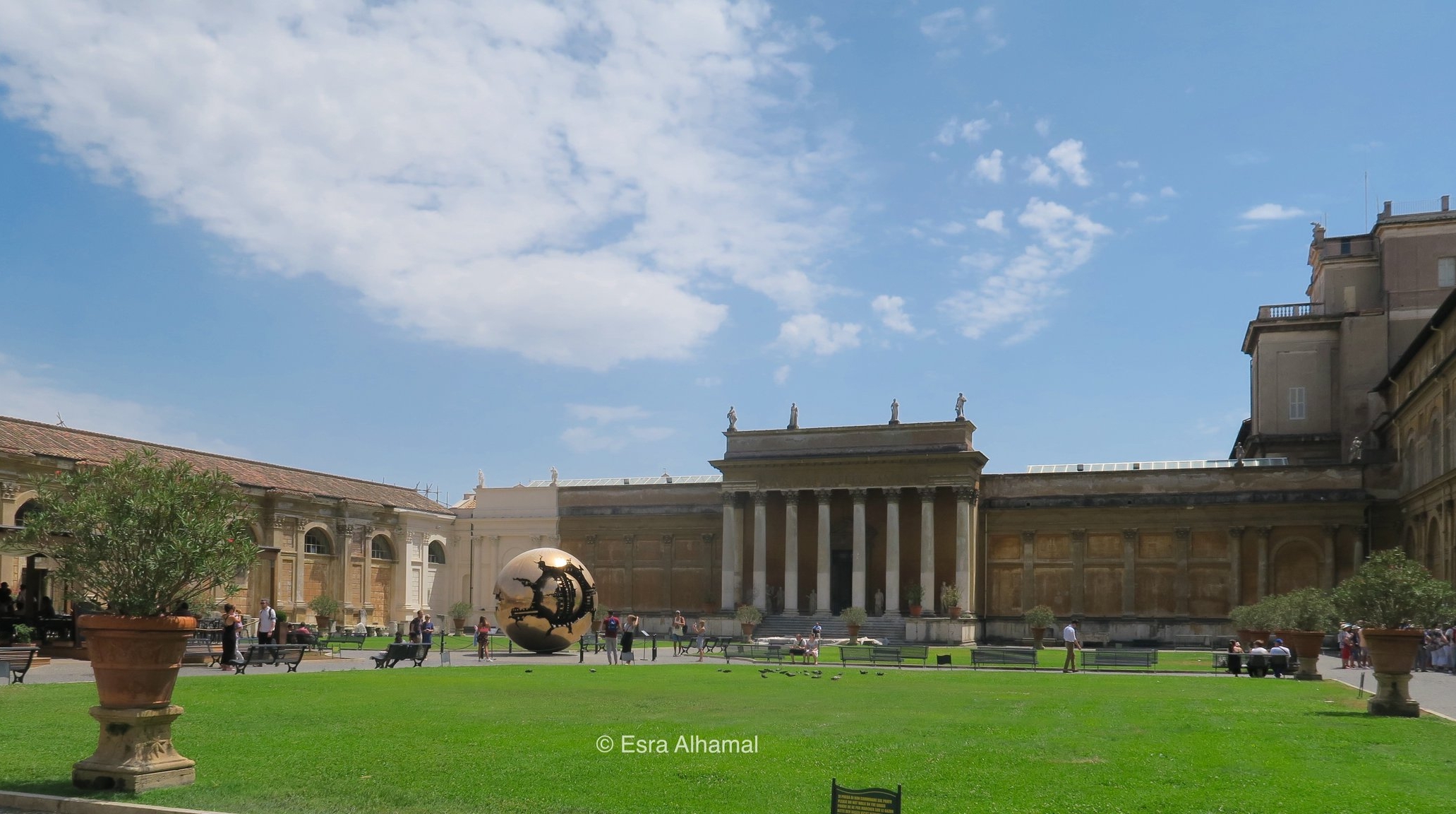 Vatican Museum Courtyard