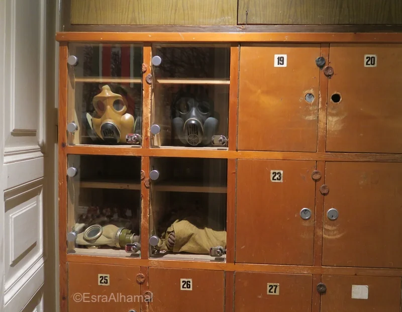 Gas Masks in Museum of Genocide Victims