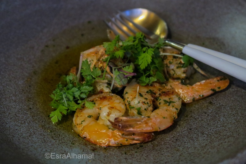 Prawn starter in Gaspar's Vilnius 