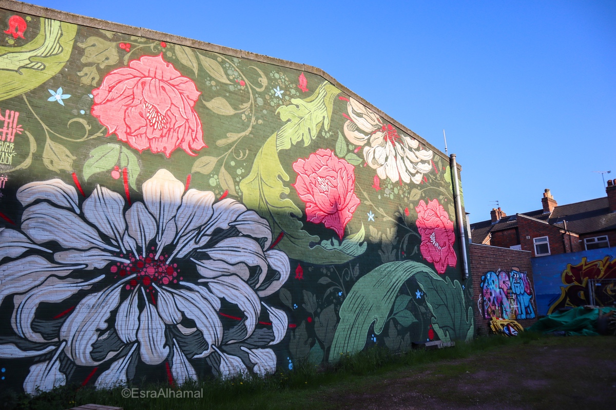 Graffiti street art in Leicester