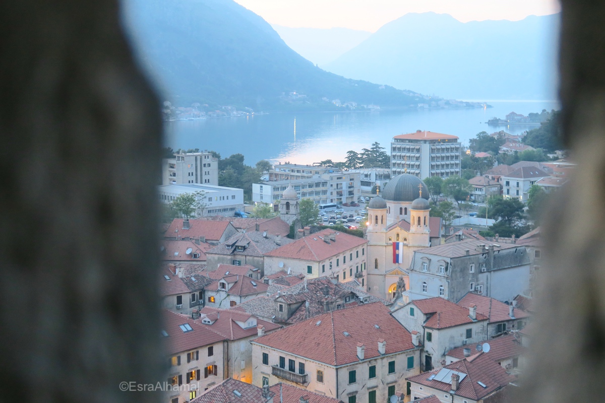 View from Kotor Fortress, Montenegro