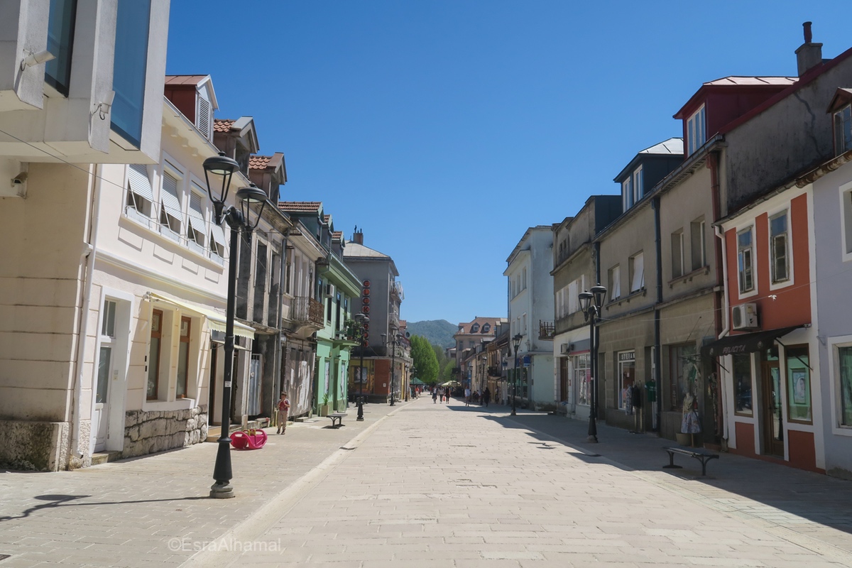 Cetinje, the old royal capital, Montenegro