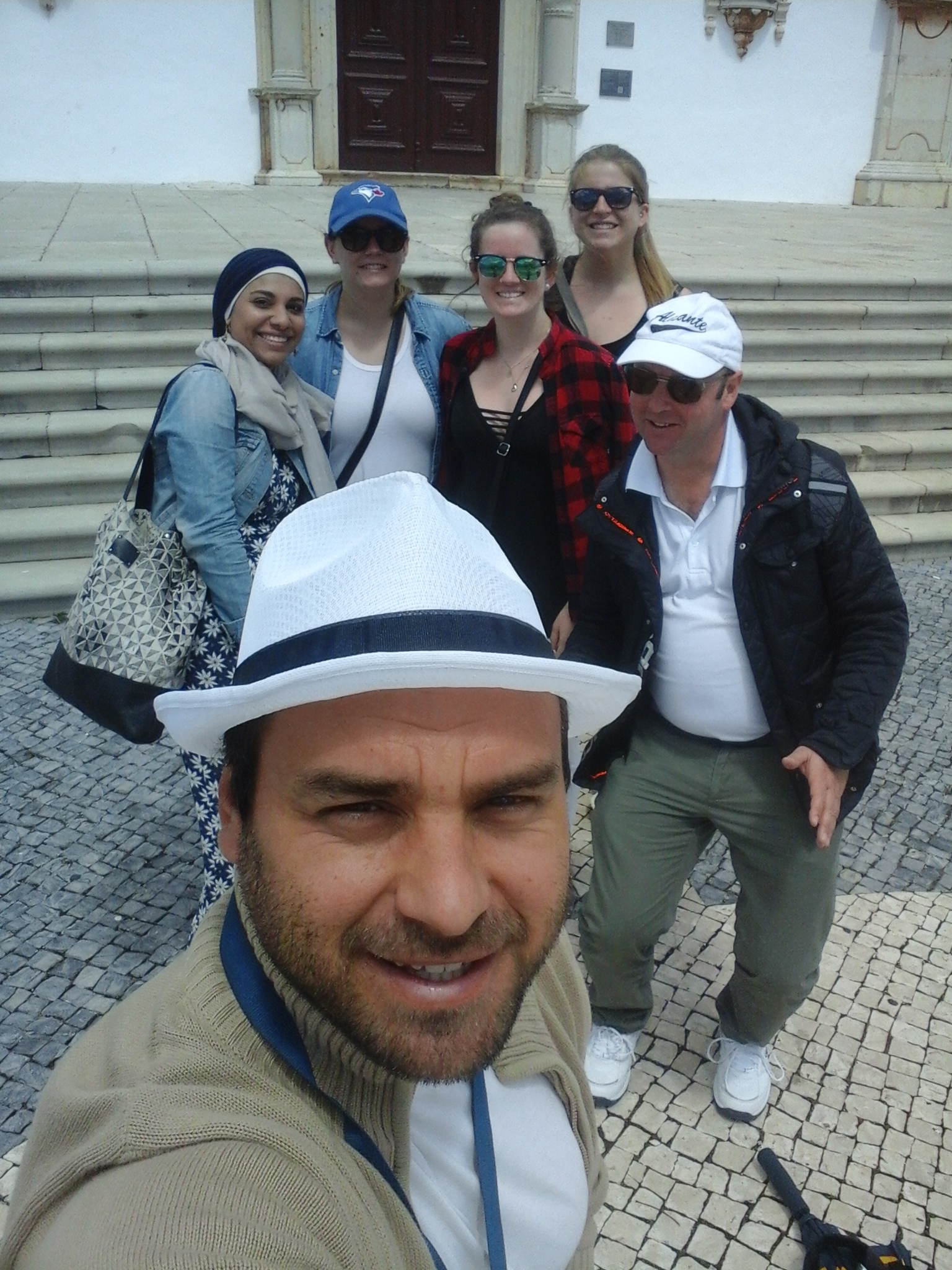 Group selfie with the walking tour
