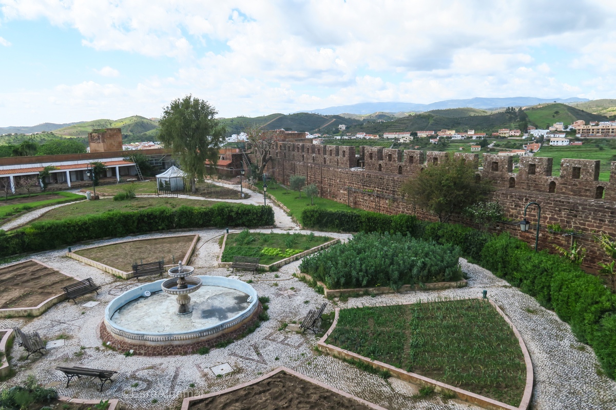 Inside the Silves Moors Castle, Algarve, Portugal