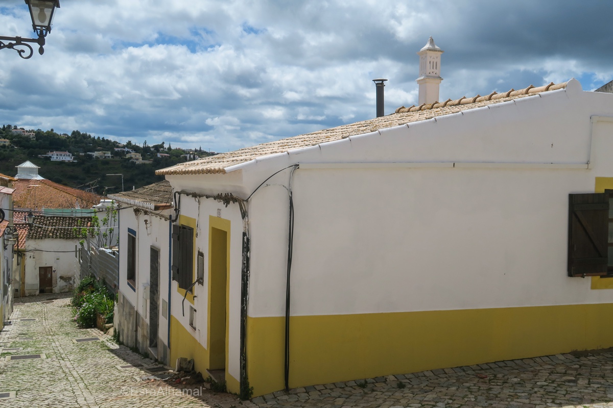 Moorish house chimneys in Silves, Algarve, Portugal