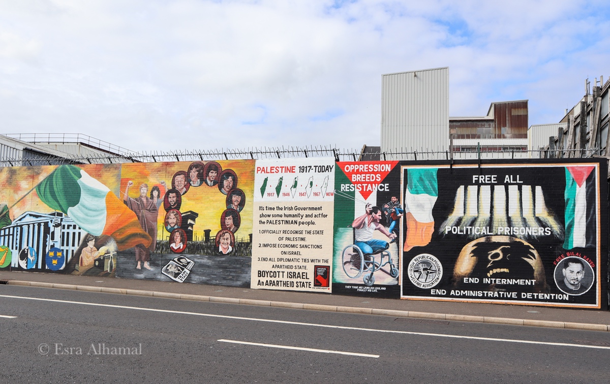 Freedom Wall in Belfast