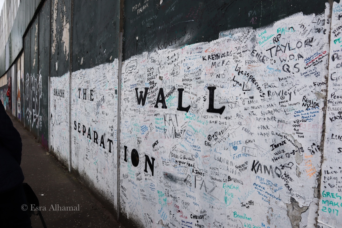 Separation wall of Belfast  