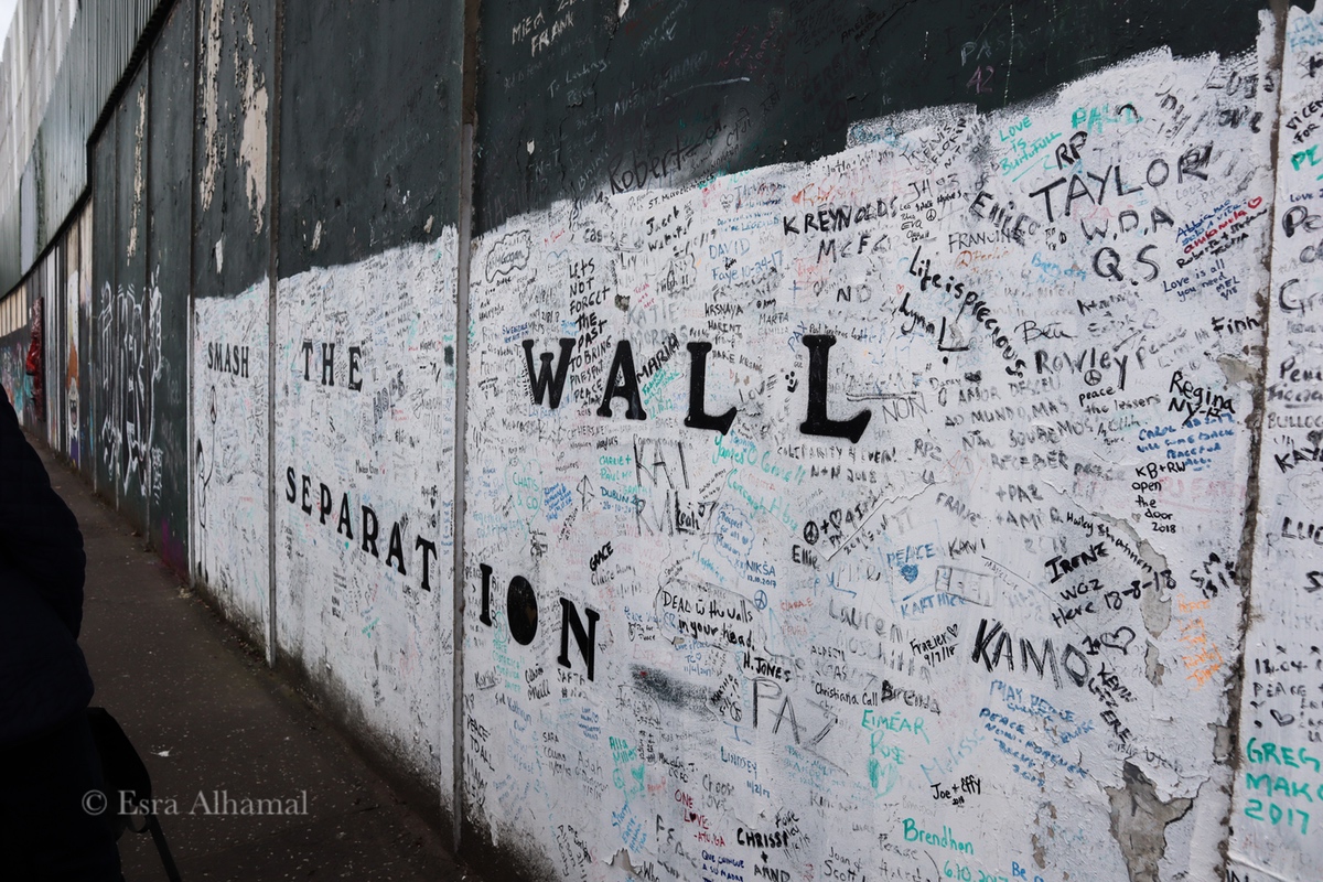 Separation wall of Belfast