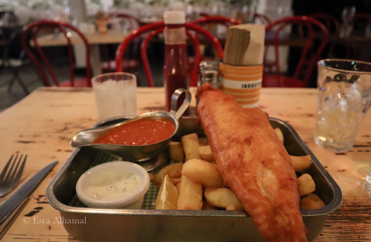 Amazing fish and chips in Belfast