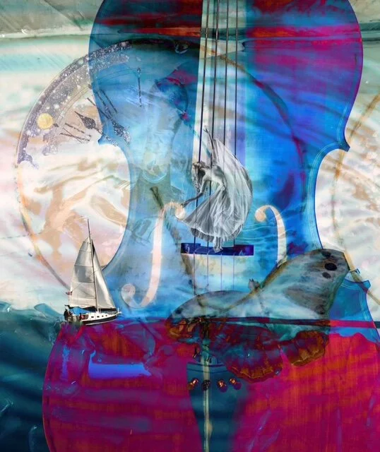 Time Slipping Away · Digital Collage