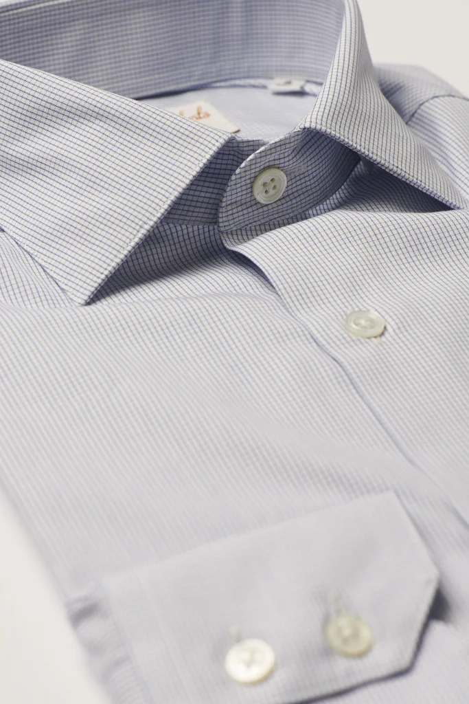 Blue Check Formal Shirt