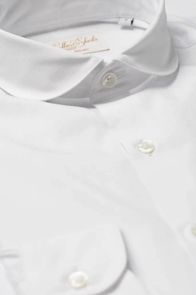 White Penny Cutaway Shirt