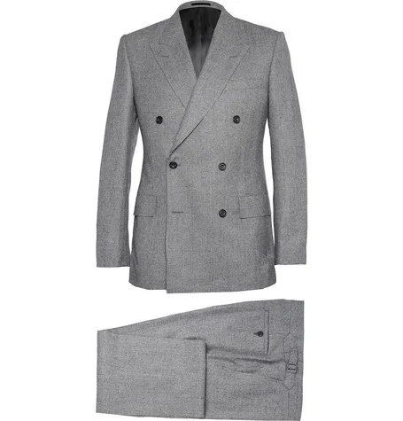 KINGSMAN - GREY DOUBLE-BREASTED PRINCE OF WALES CHECK SUIT