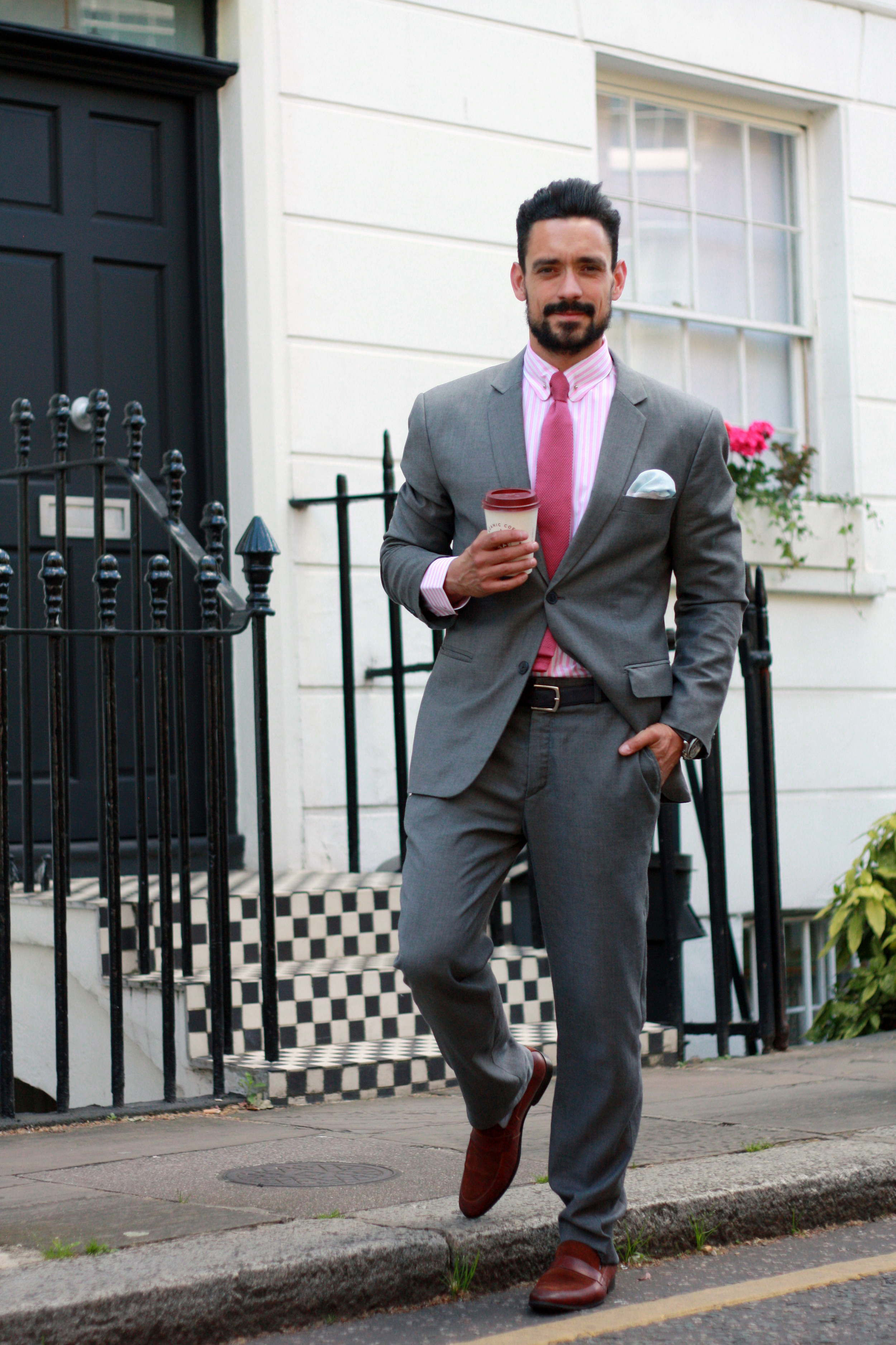 PINK & GREY - A CLASSIC COLOUR COMBINATION — MEN'S STYLE BLOG