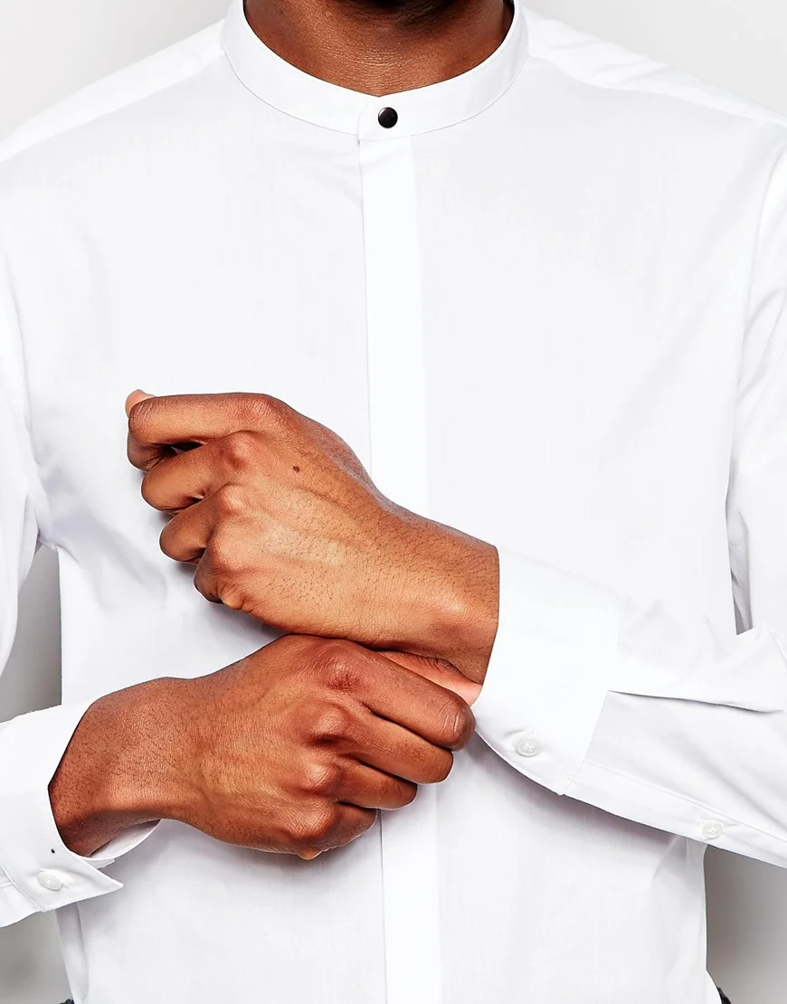 ASOS White Granddad Shirt