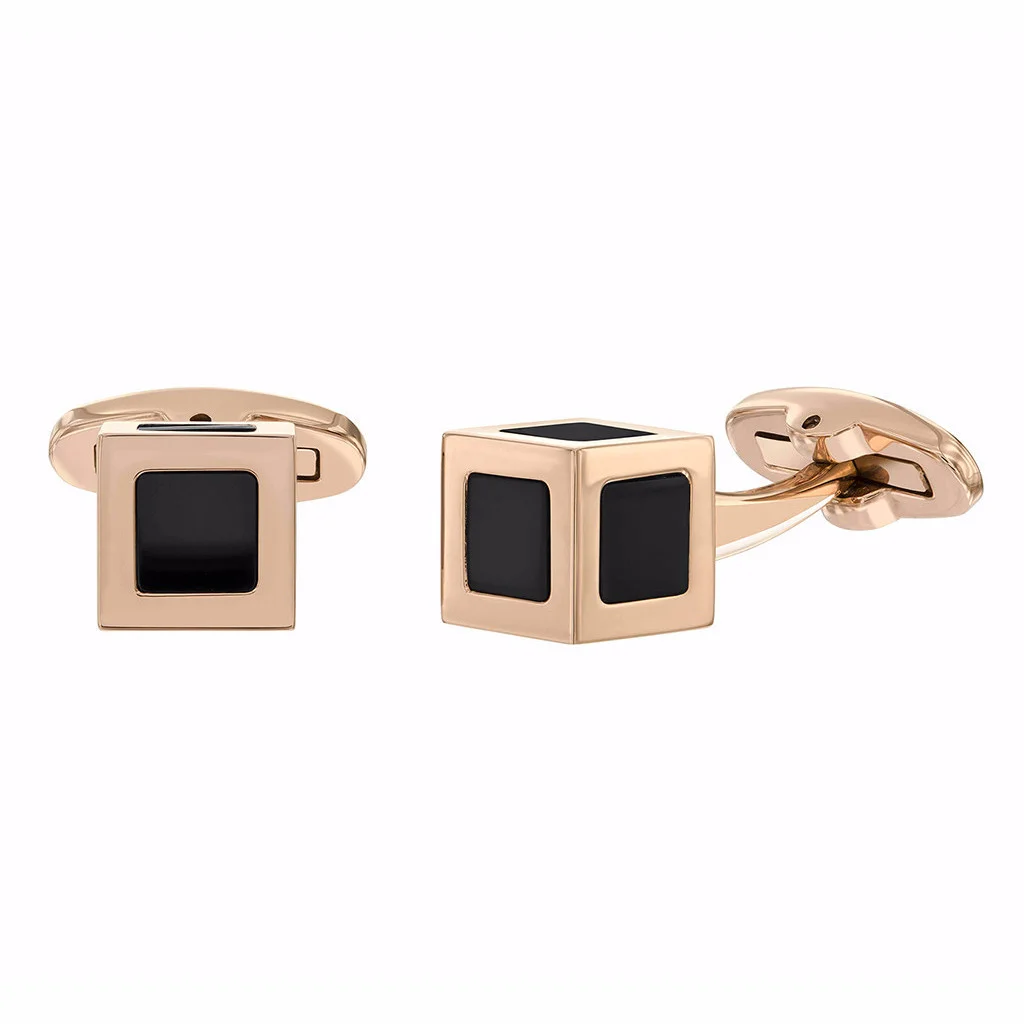 Tresor Paris Rose Gold Cuff Links