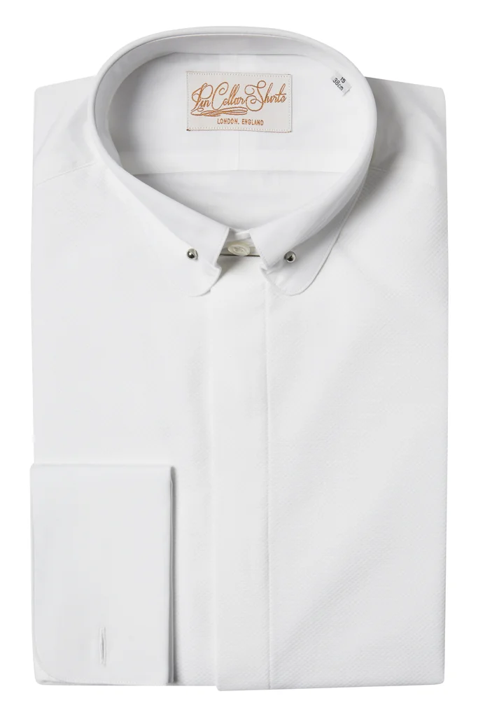 Hawkins & Shepherd Dinner Tux Pin Collar Shirt