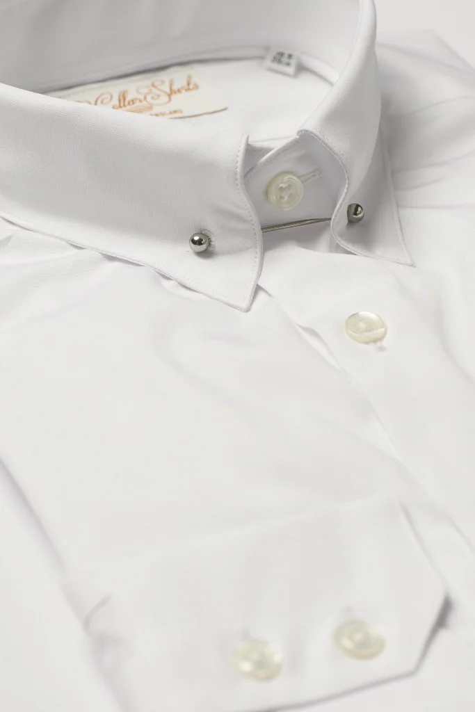 Pin collar Shirt by Hawkins & Shepherd