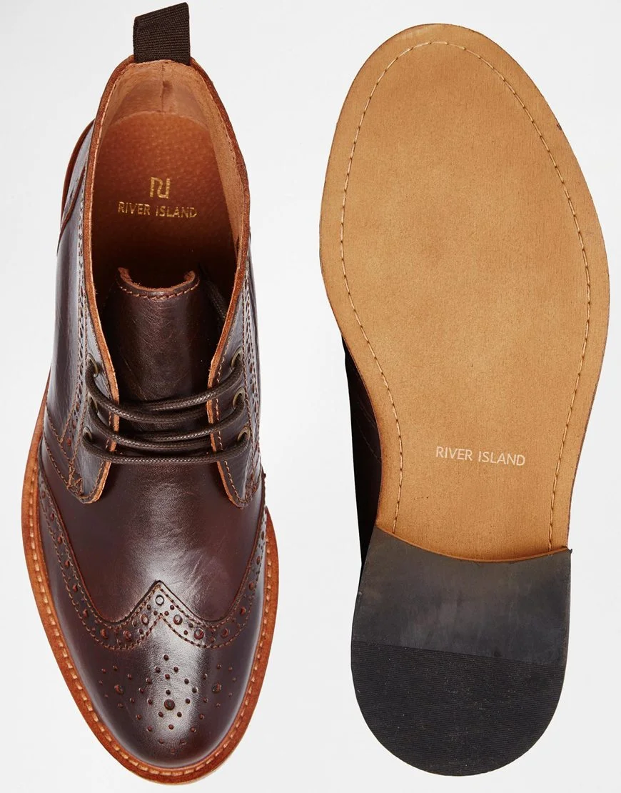 Brogue Desert Boots