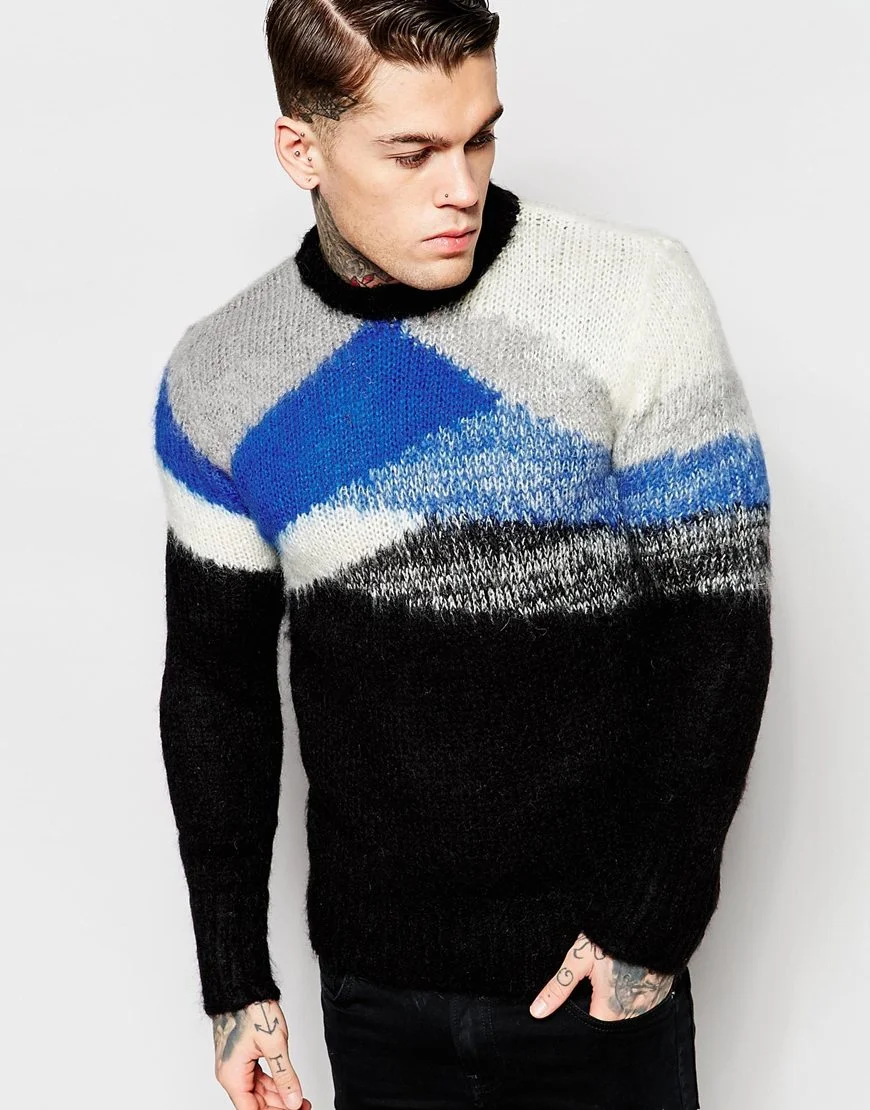 Diesel Blue Grey Jumper